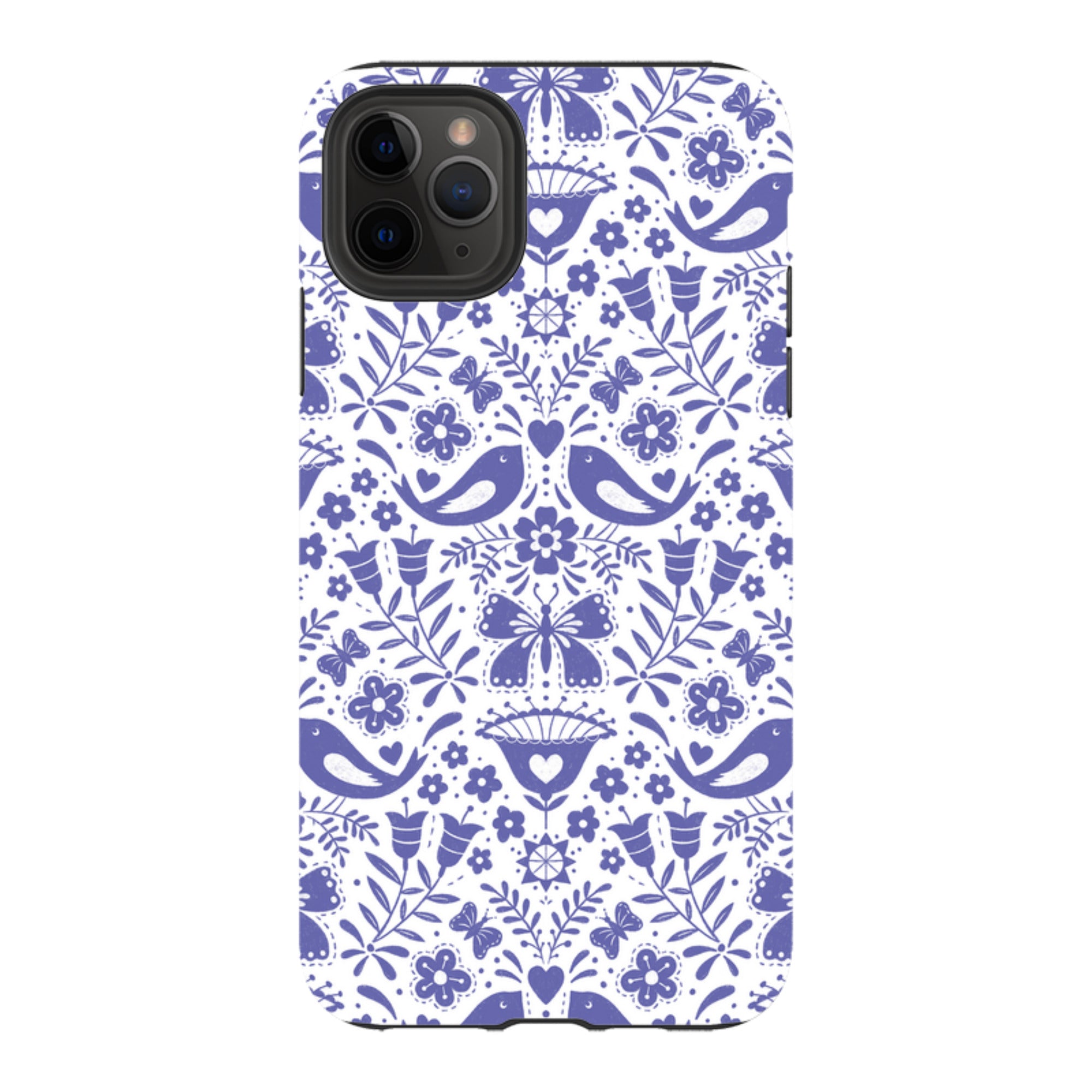 iPhone Tough Case - Bird Pattern III By Suzy Taylor