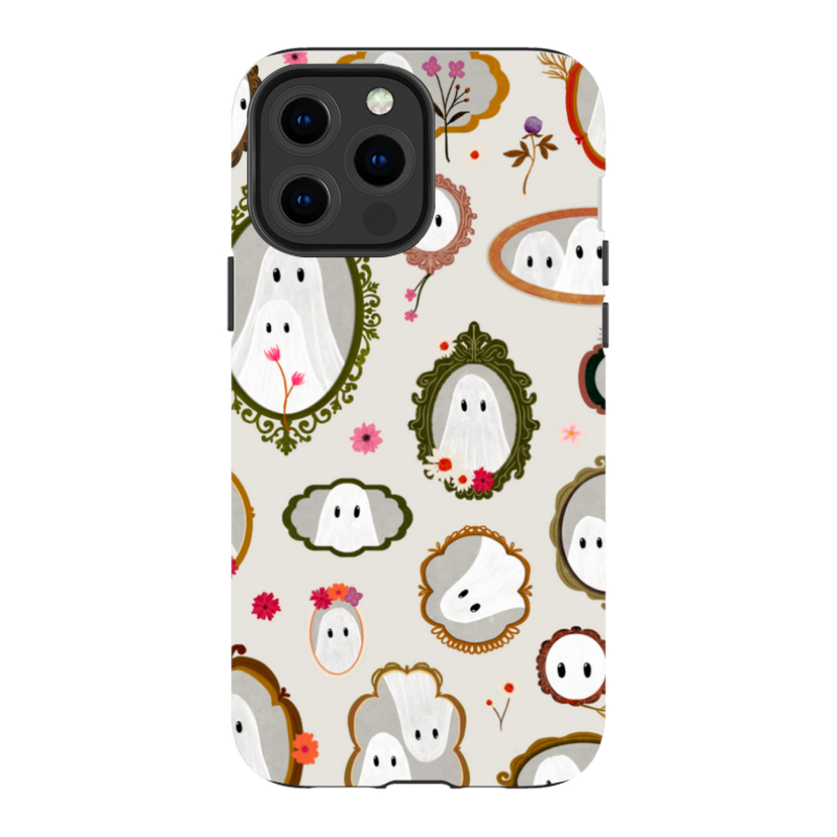 iPhone Tough Case - Framed Ghosts - Stone By Katherine Quinn