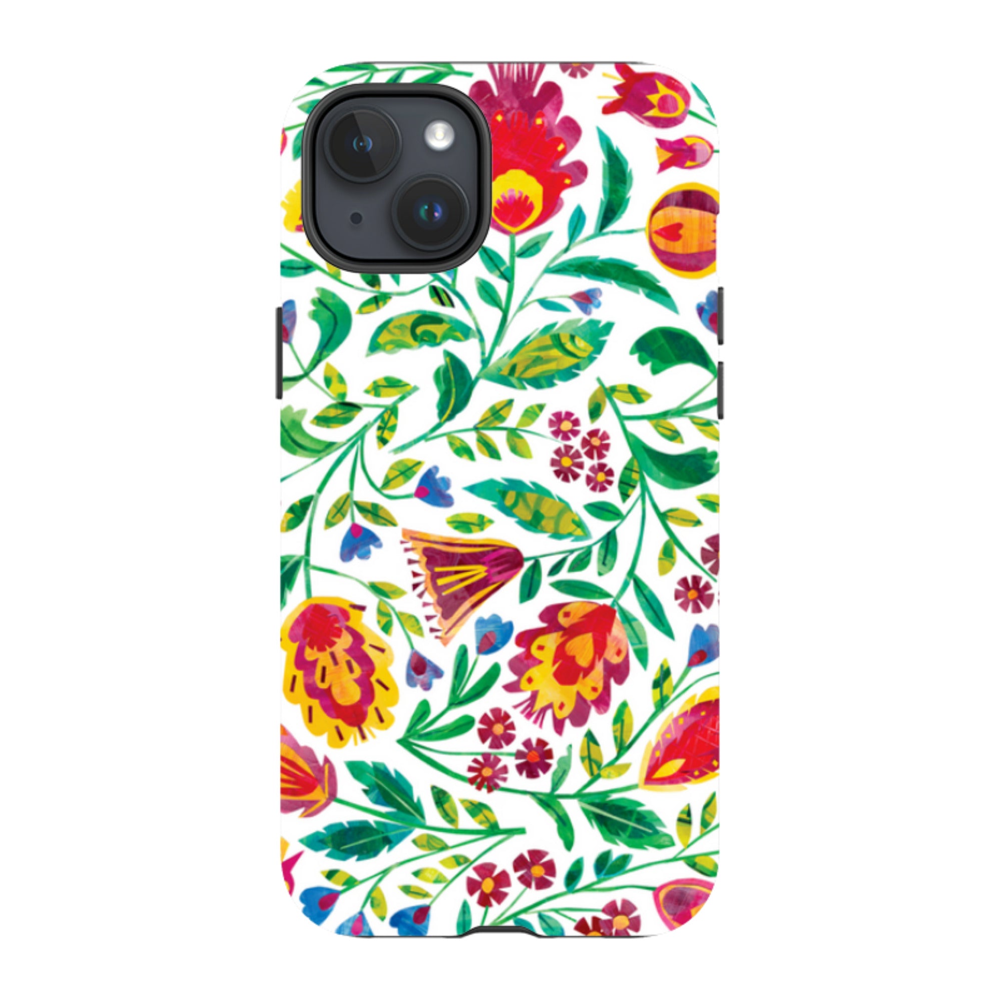 iPhone Tough Case - Folk Pattern By Tracey English