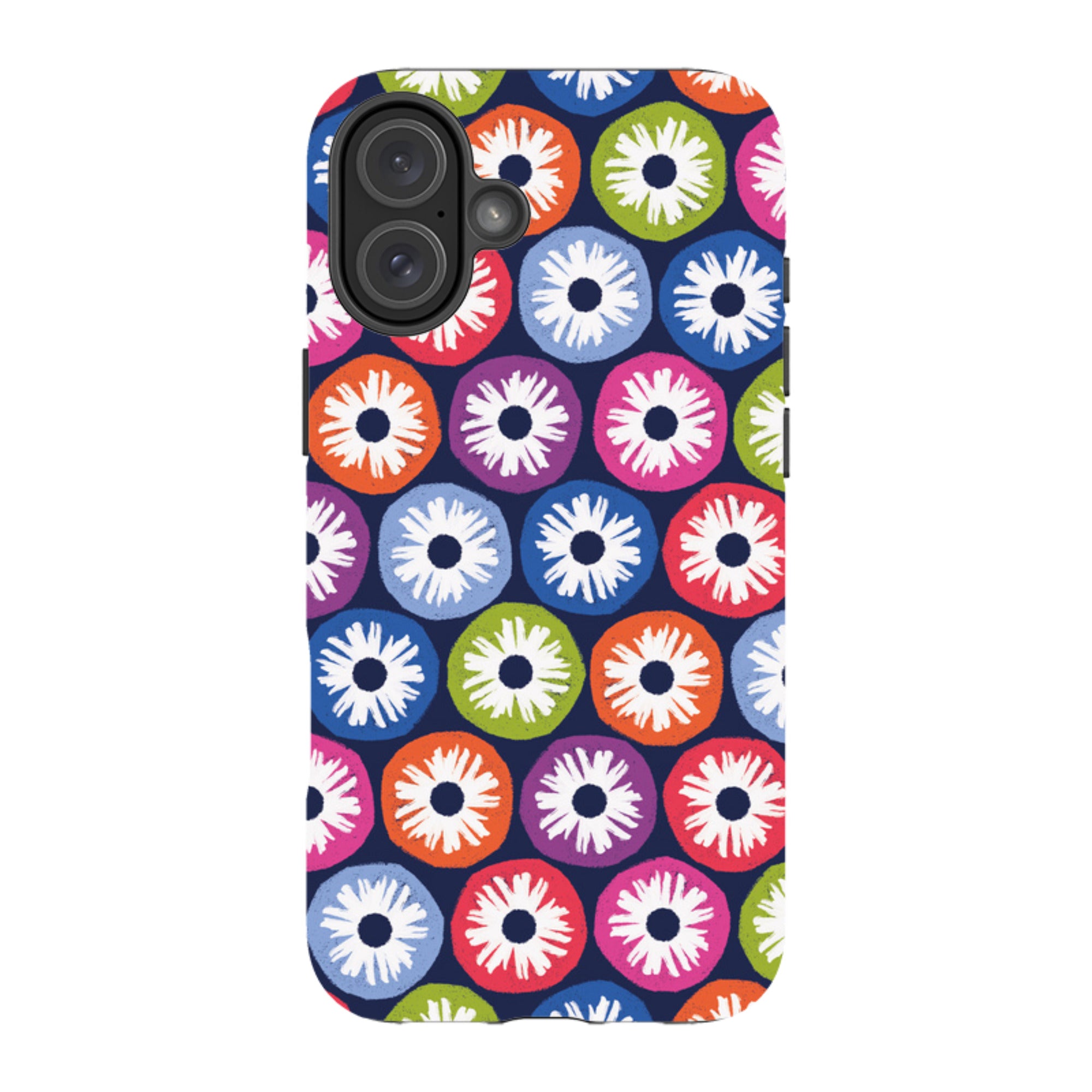 iPhone MagSafe Tough Case -  Penny Flowers Dark By Ali Brookes