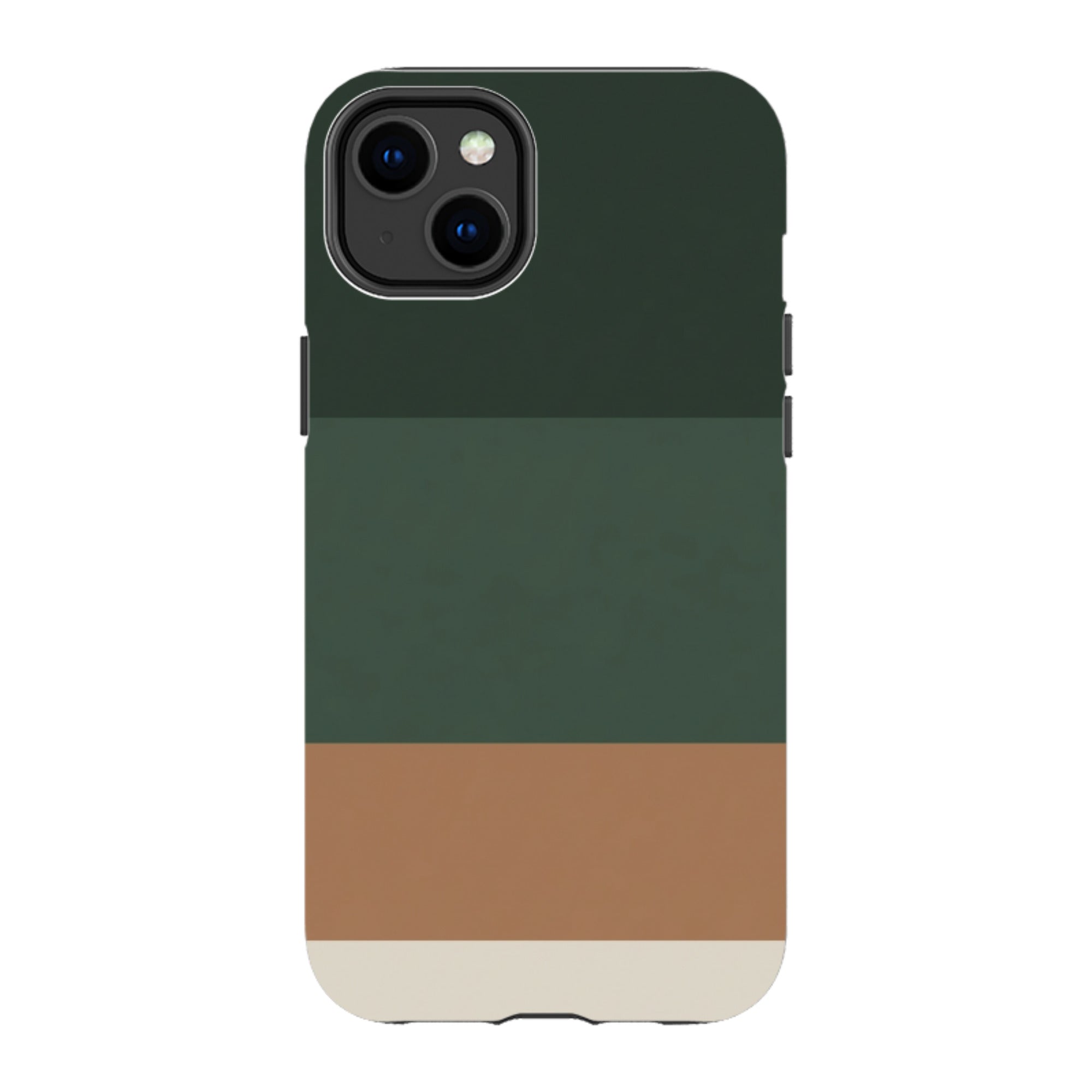iPhone Tough Case - Terracotta and Green Gradient