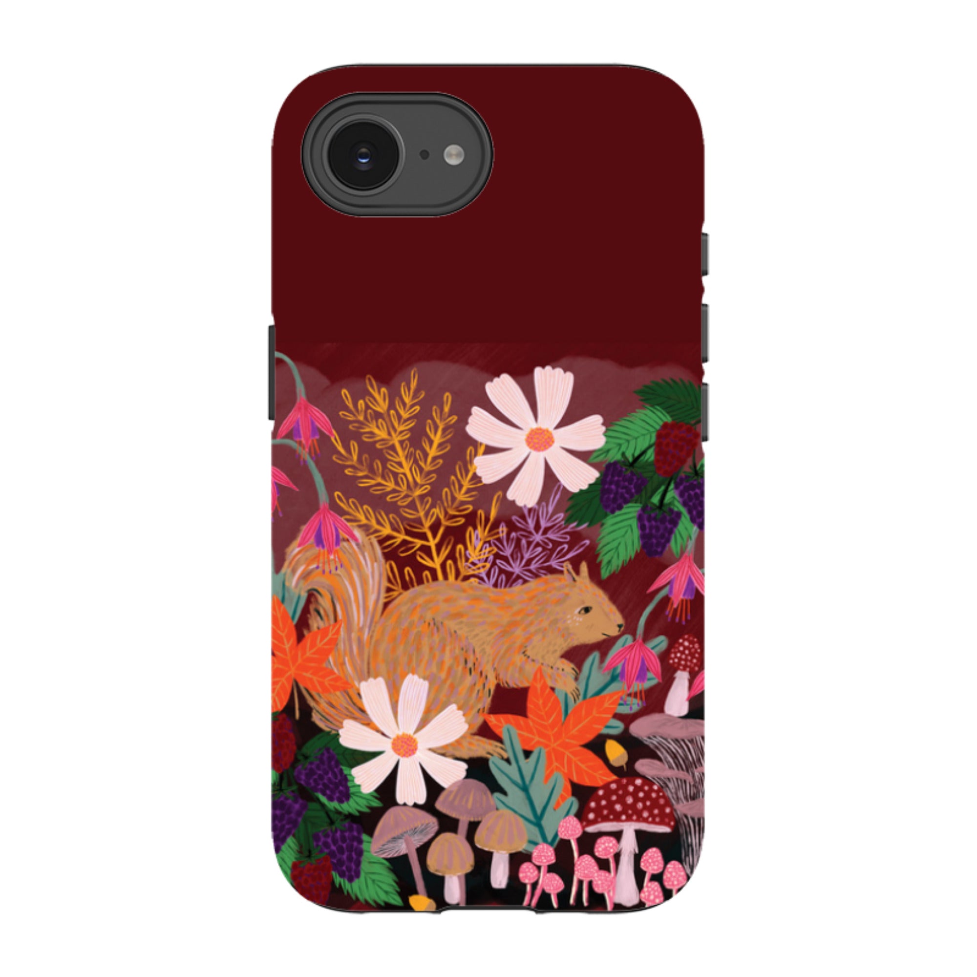 iPhone Tough Case - Autumn Squirrel By Lee Foster Wilson