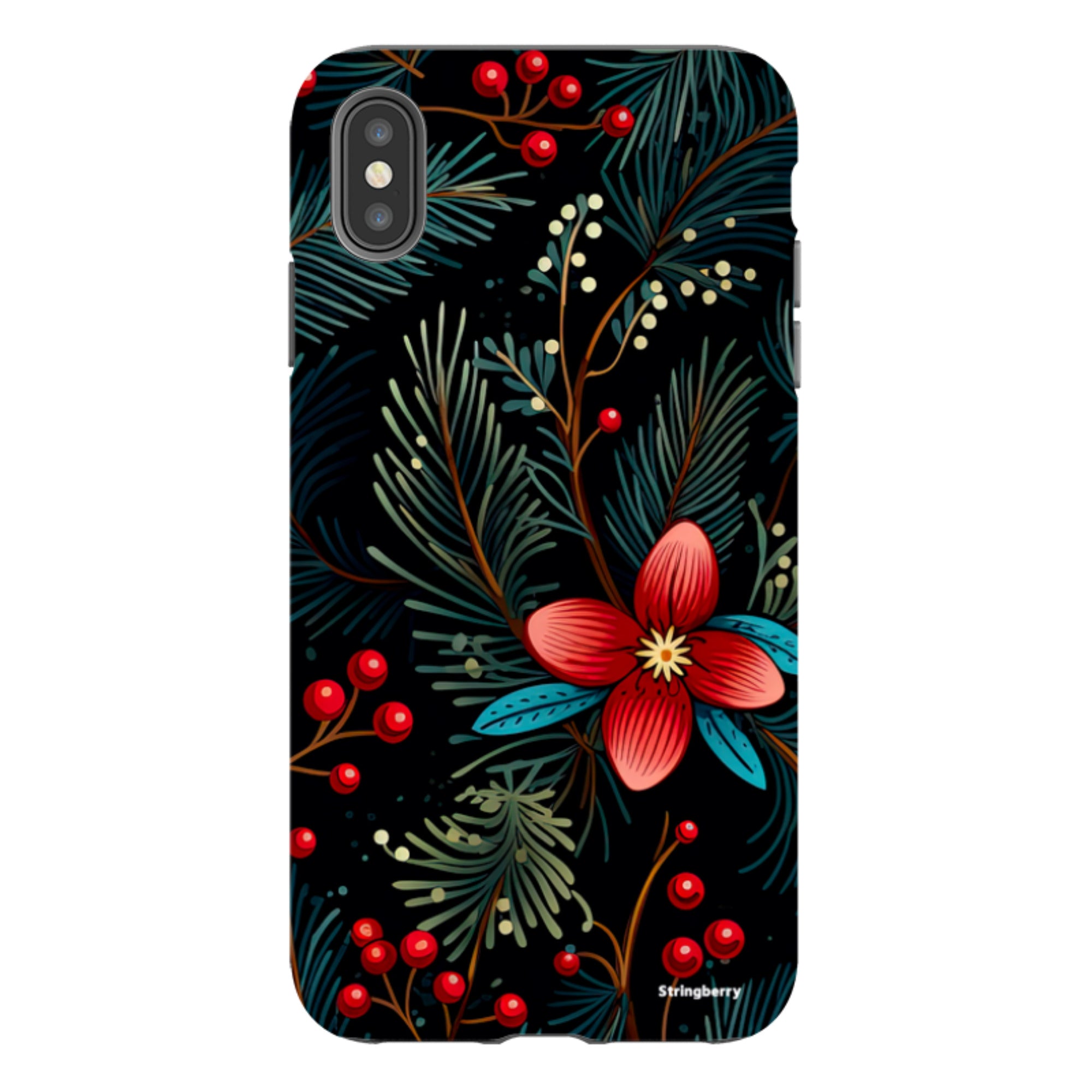 iPhone Tough Case - Red Berries