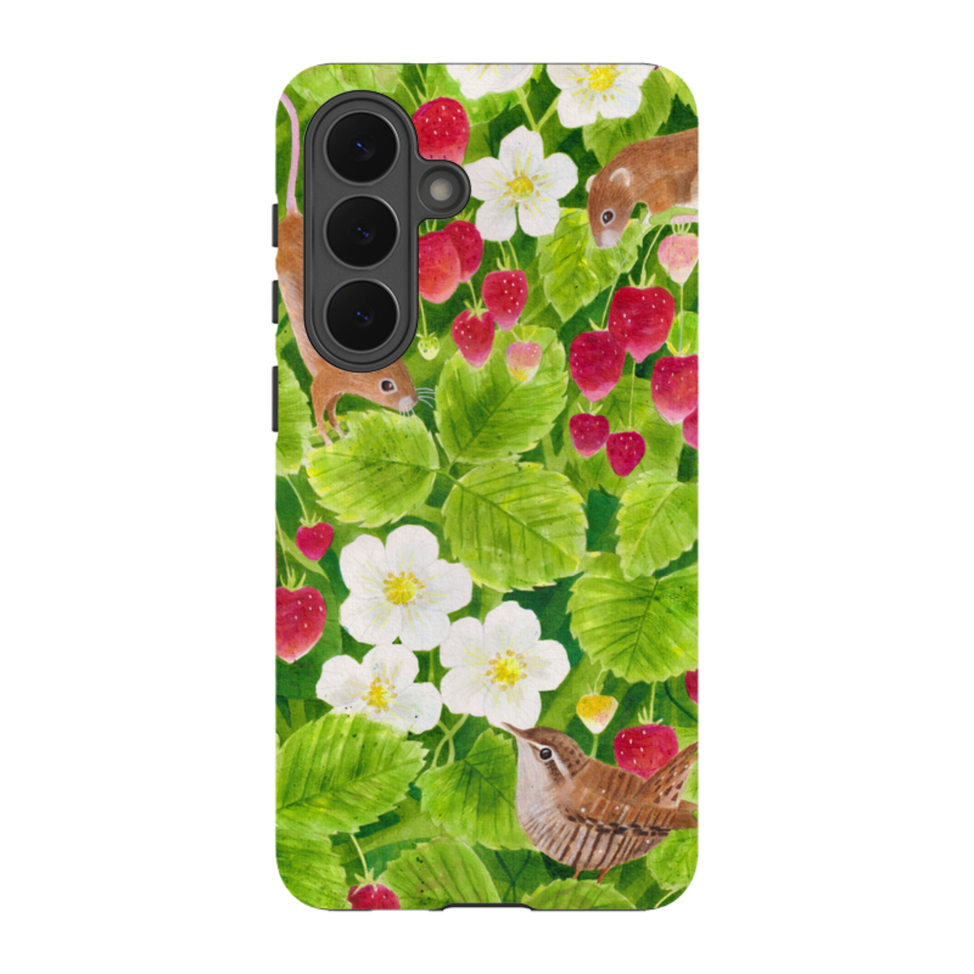 Samsung Tough Case - Strawberry Thieves By Bex Parkin