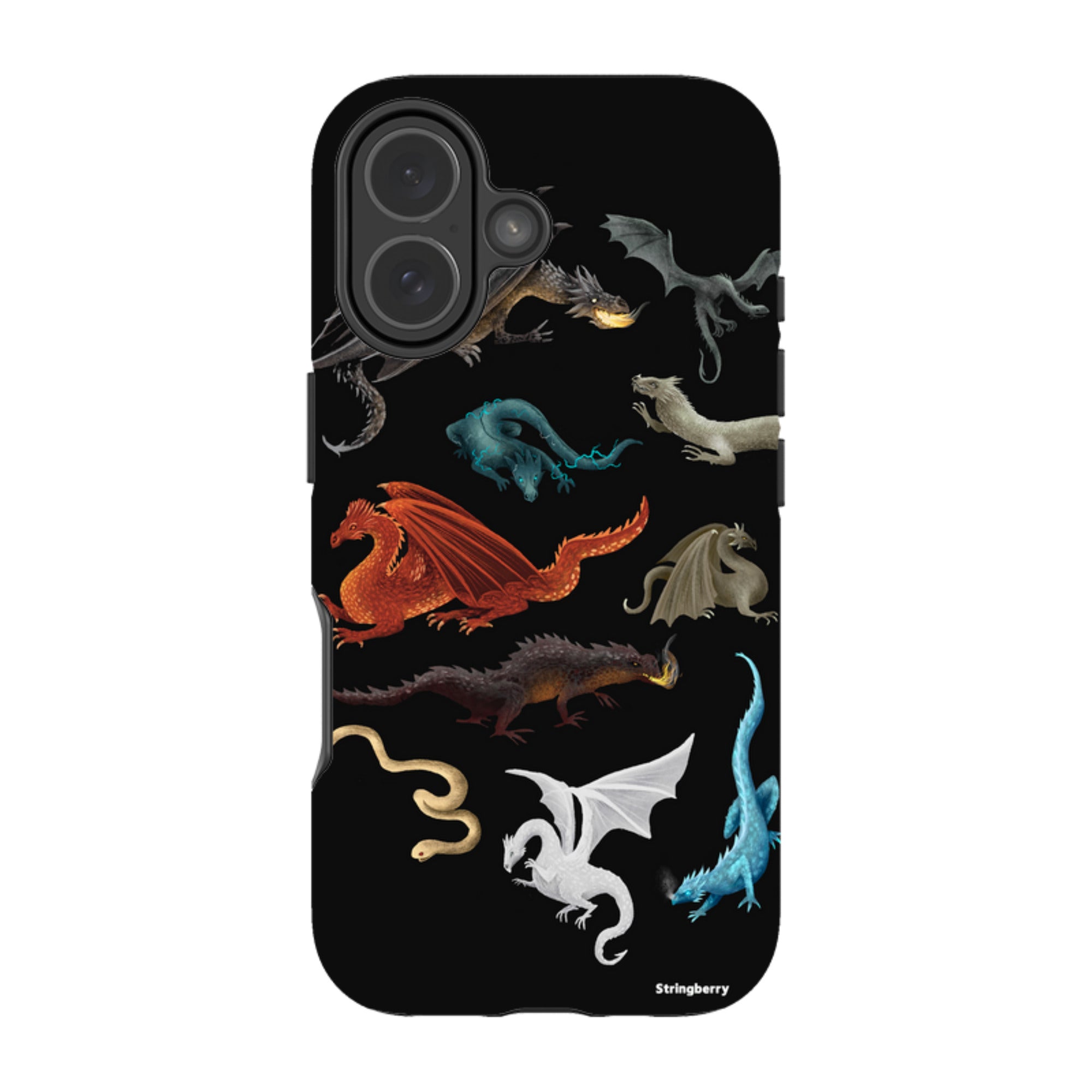 iPhone MagSafe Tough Case - Dragons, Wyverns, Wyrms By Anna Stead