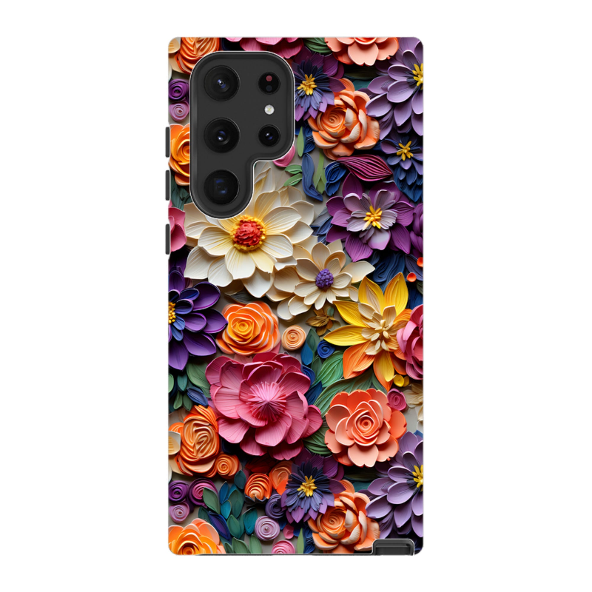Samsung Tough Case - Violet Floral