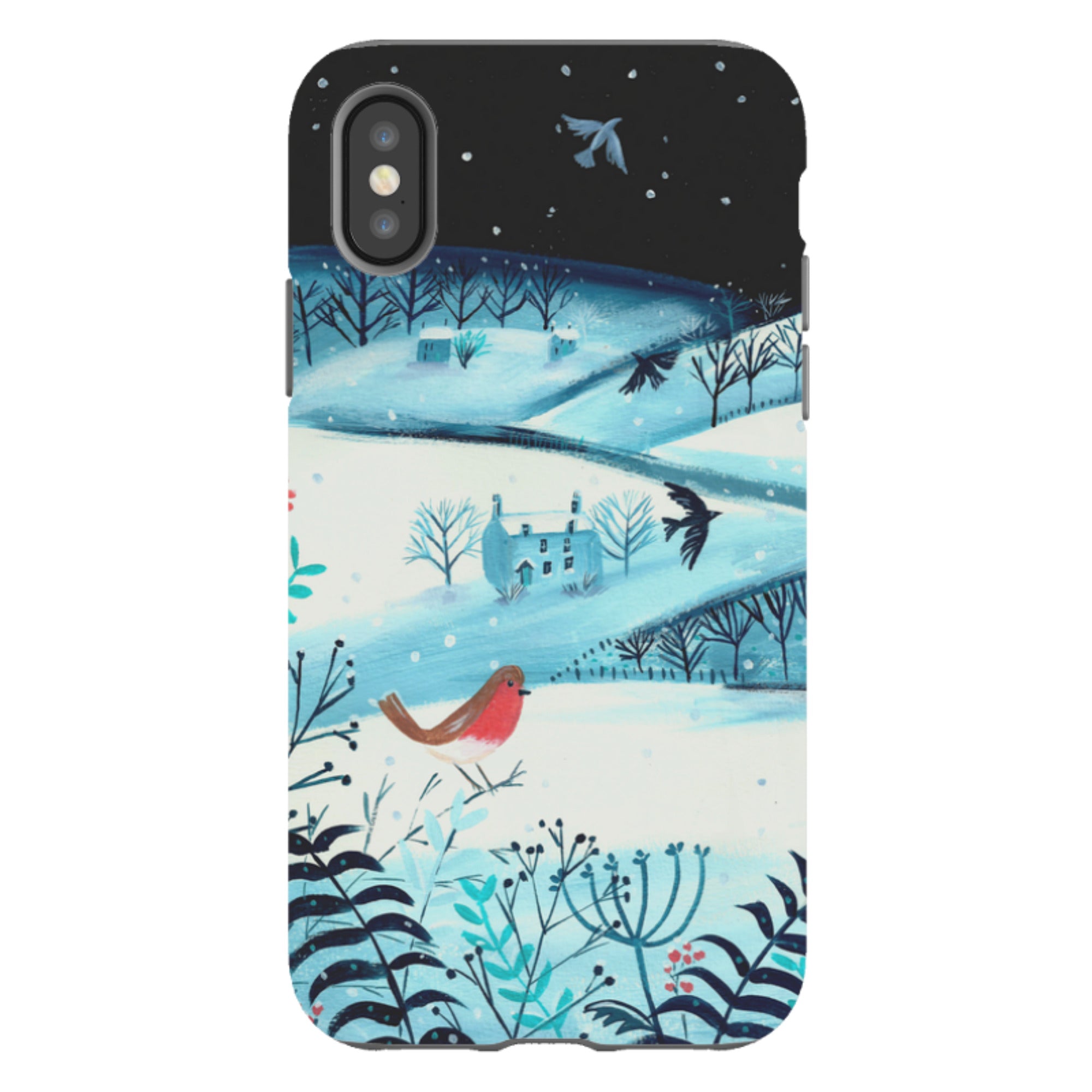 iPhone Tough Case - Winterscape-1 By Mary Stubberfield