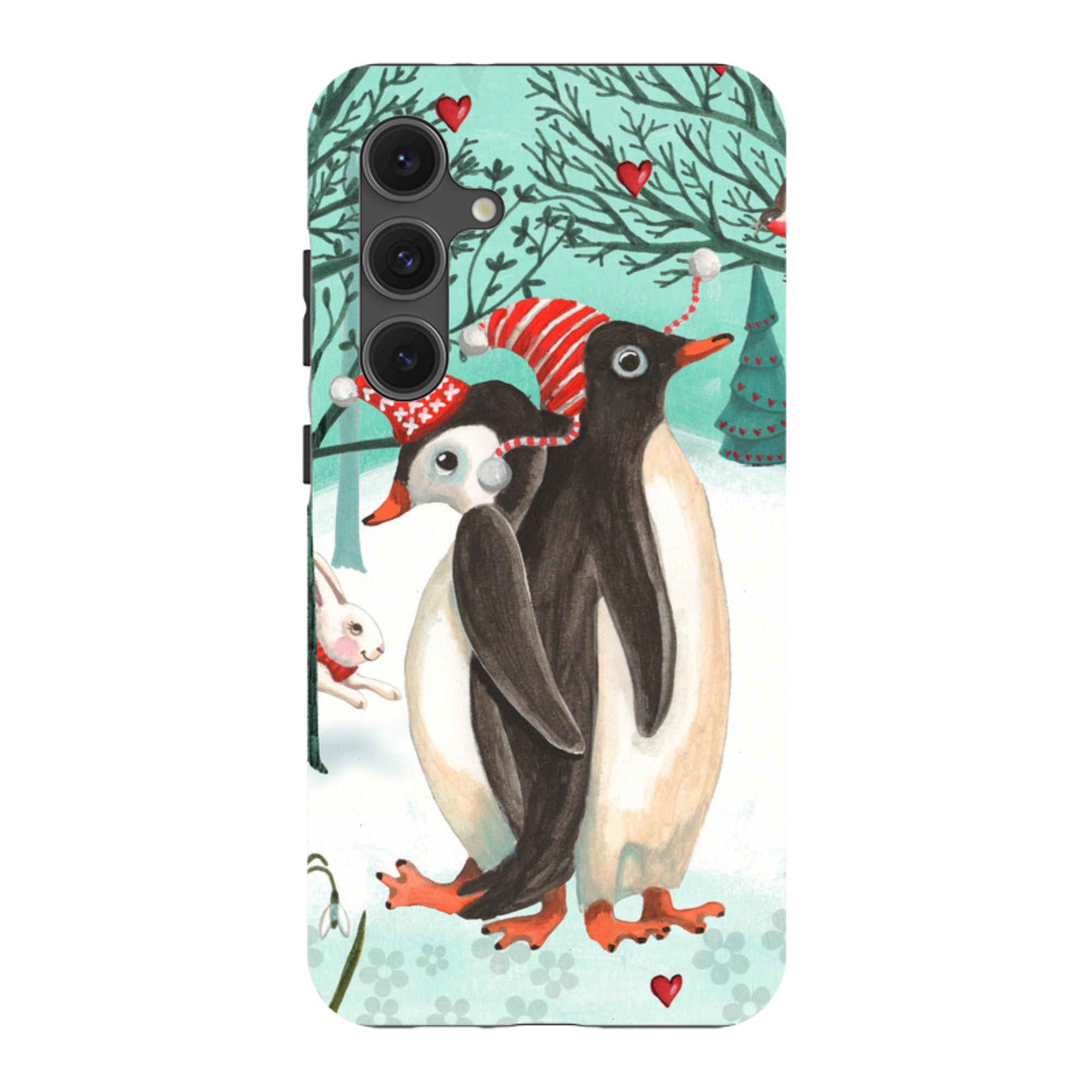 Samsung Tough Case - Winter Together By Caroline Bonne Muller