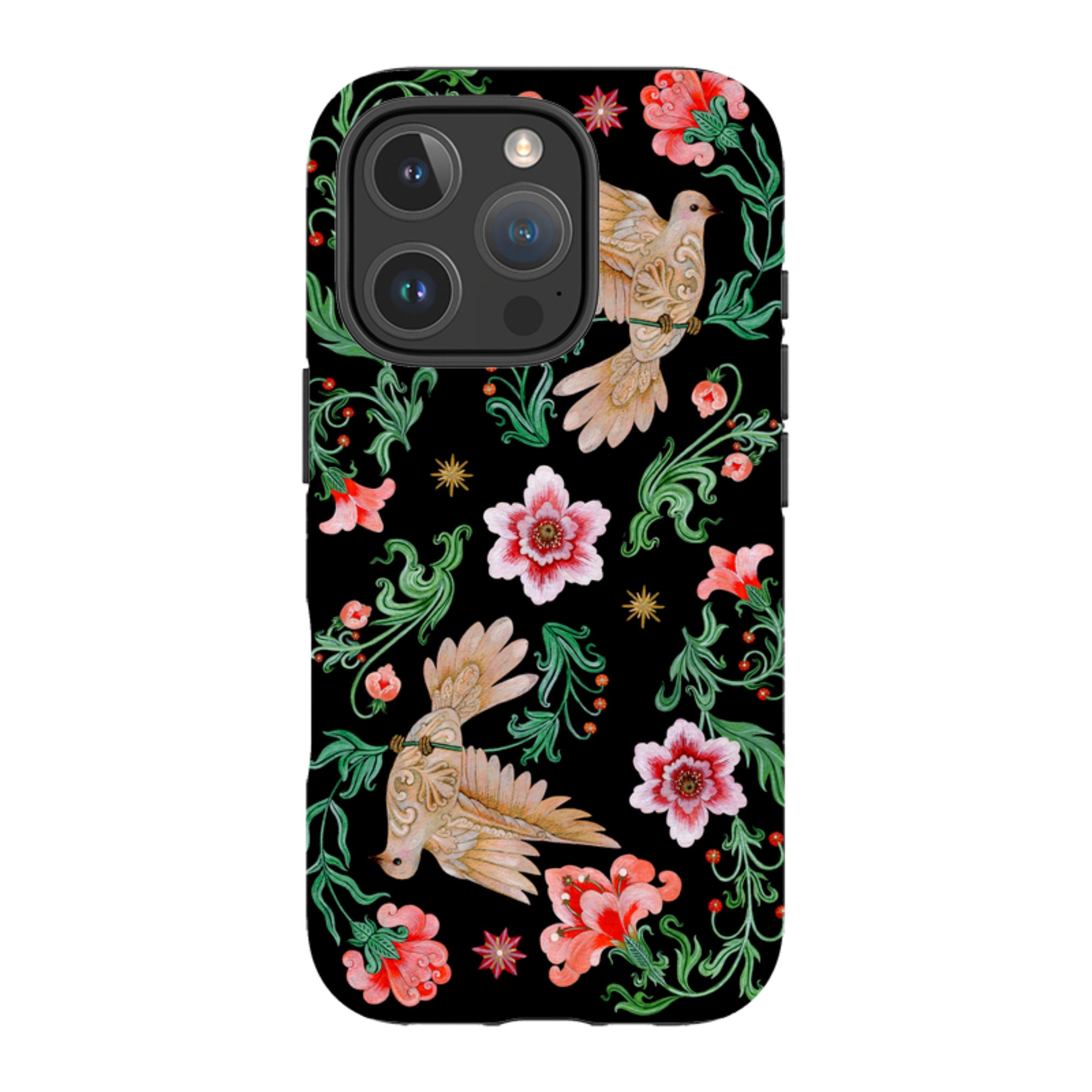iPhone Tough  Case - Two Turtle Doves By Maria Matos