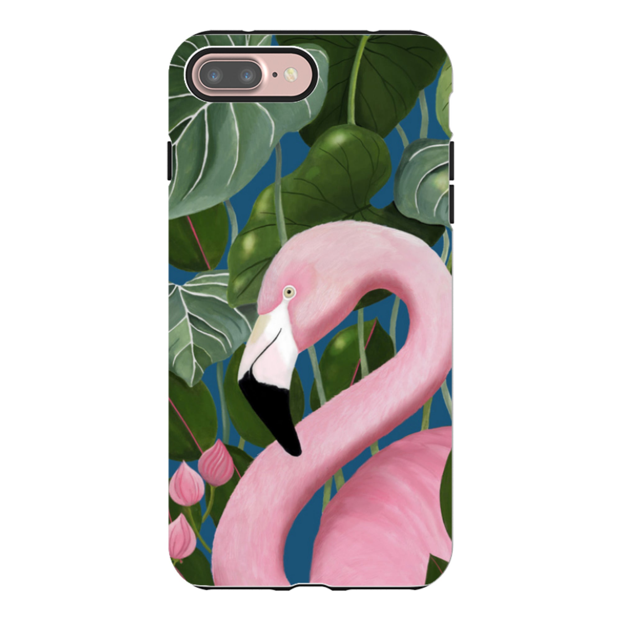 iPhone Tough Case - Flamingo By Bex Parkin