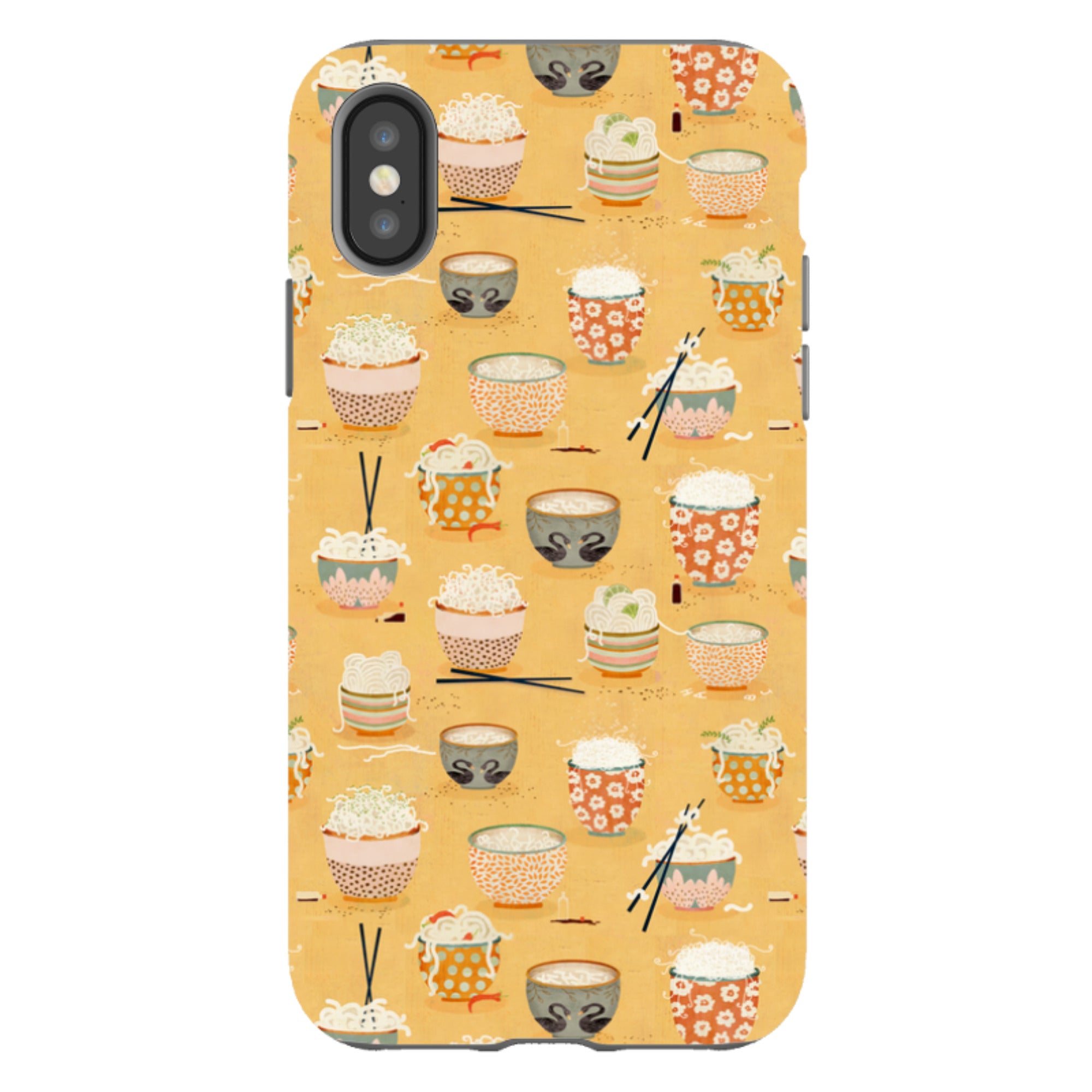 iPhone Tough Case - Oodles Of Noodles By Katherine Quinn