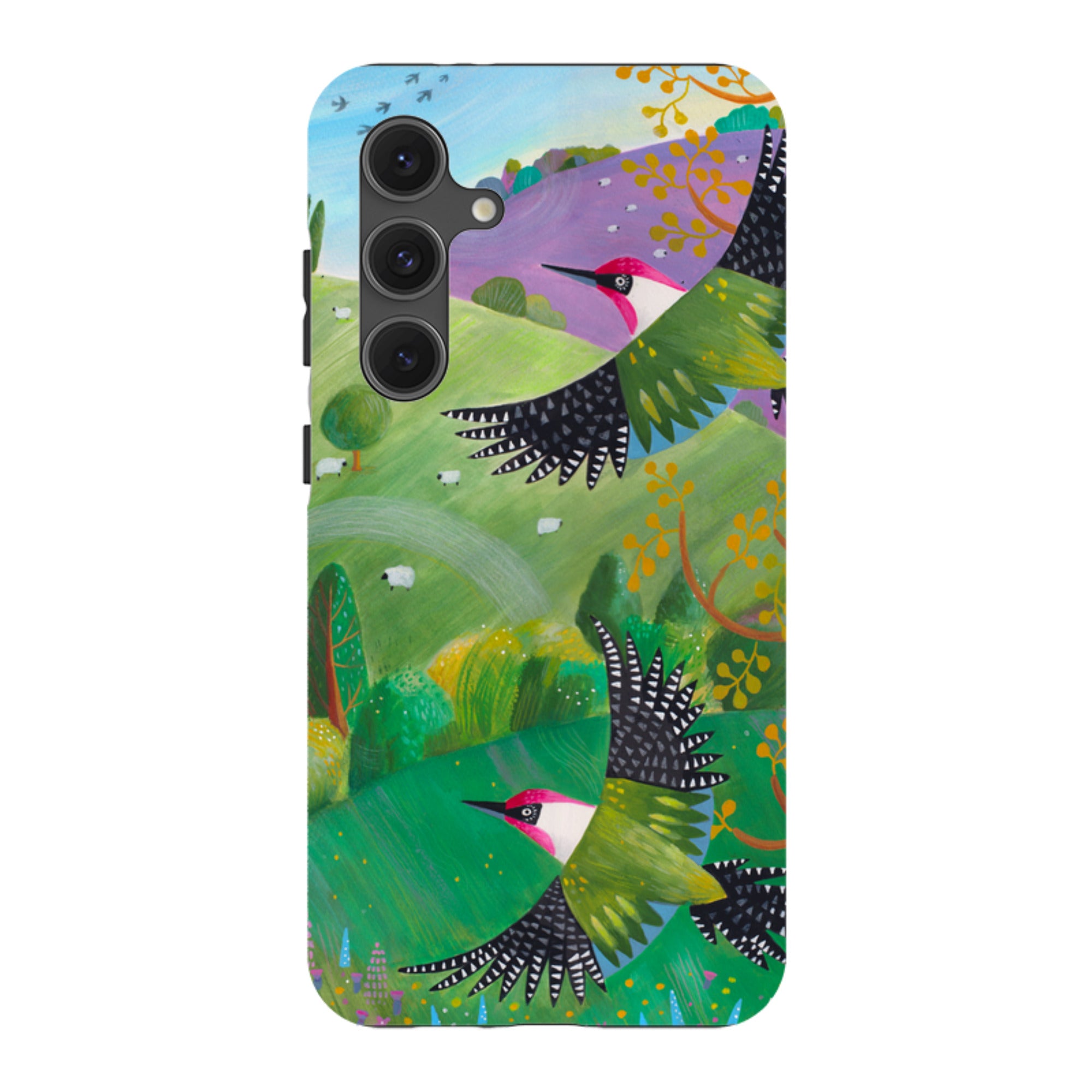 Samsung Tough Case - Woodpeckers By Bex Parkin