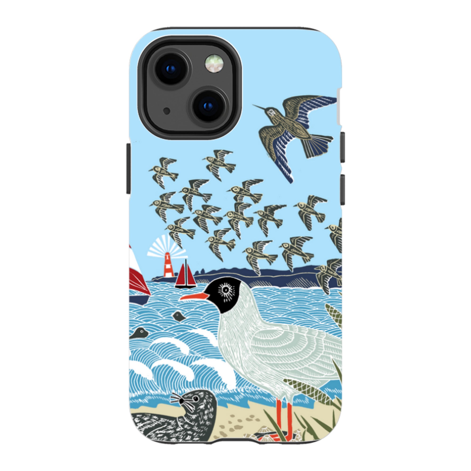 iPhone Case - Seagulls and Seals By Kate Heiss
