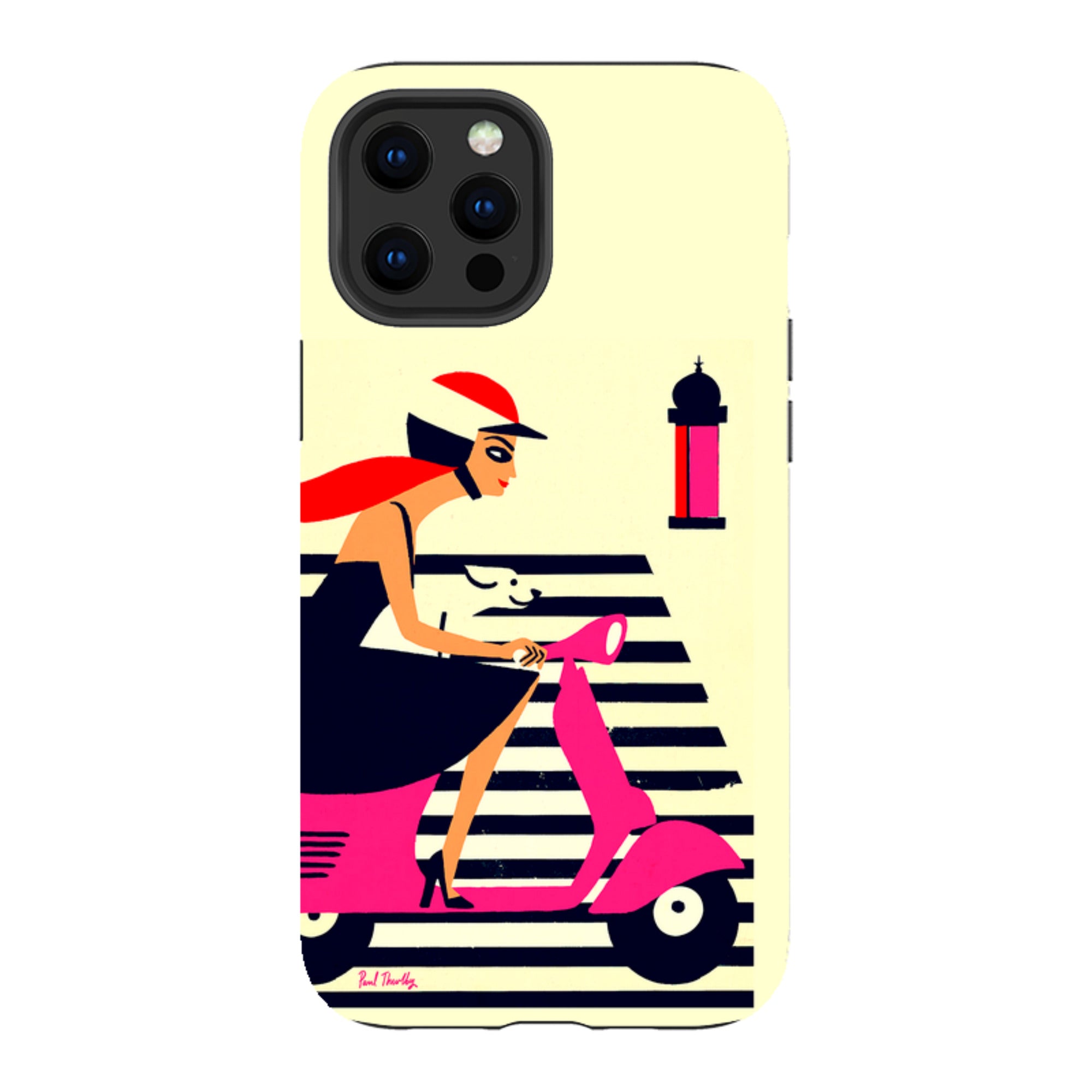 iPhone Tough Case - Vespa By Paul Thurlby
