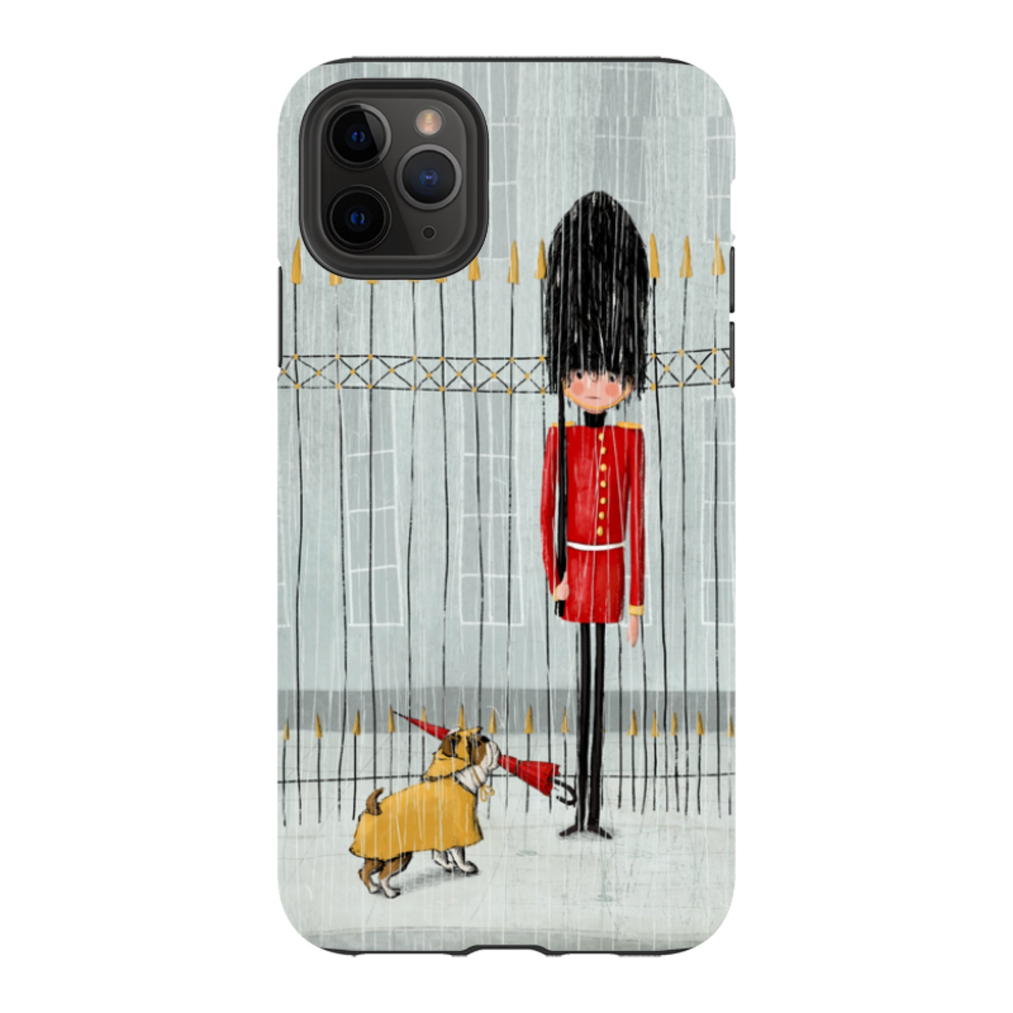 iPhone Tough Case - London In Rain By Maja Lindberg