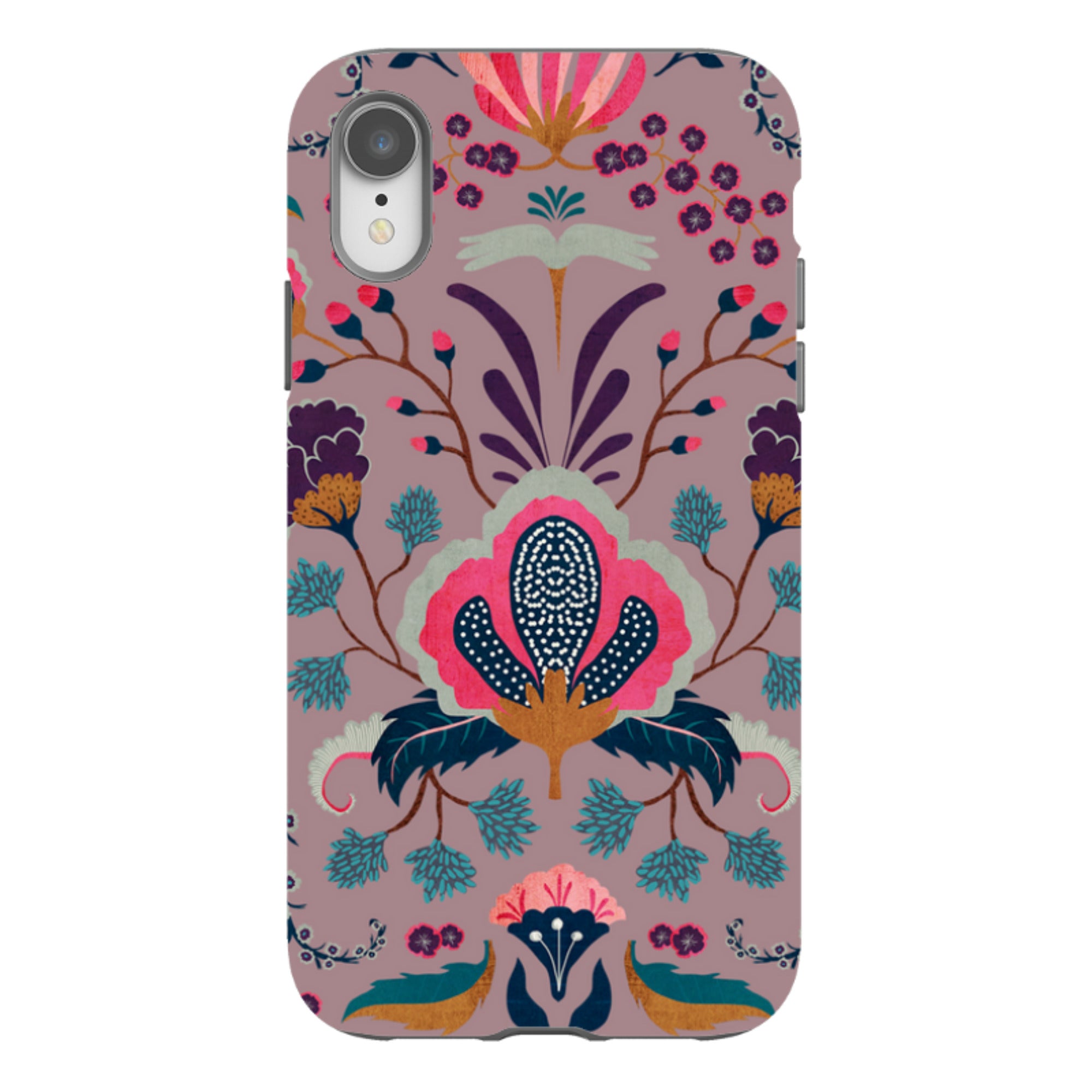 iPhone Tough Case - Folk Floral III By Katherine Quinn
