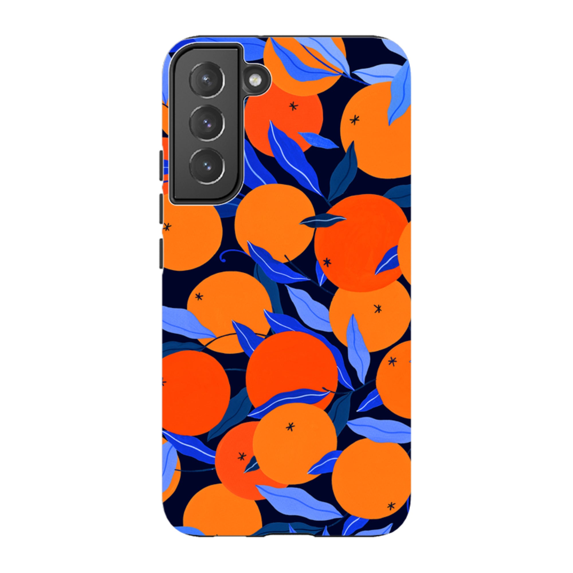 Samsung Tough Case - Arancello Navy Pattern By Madalina Andronic