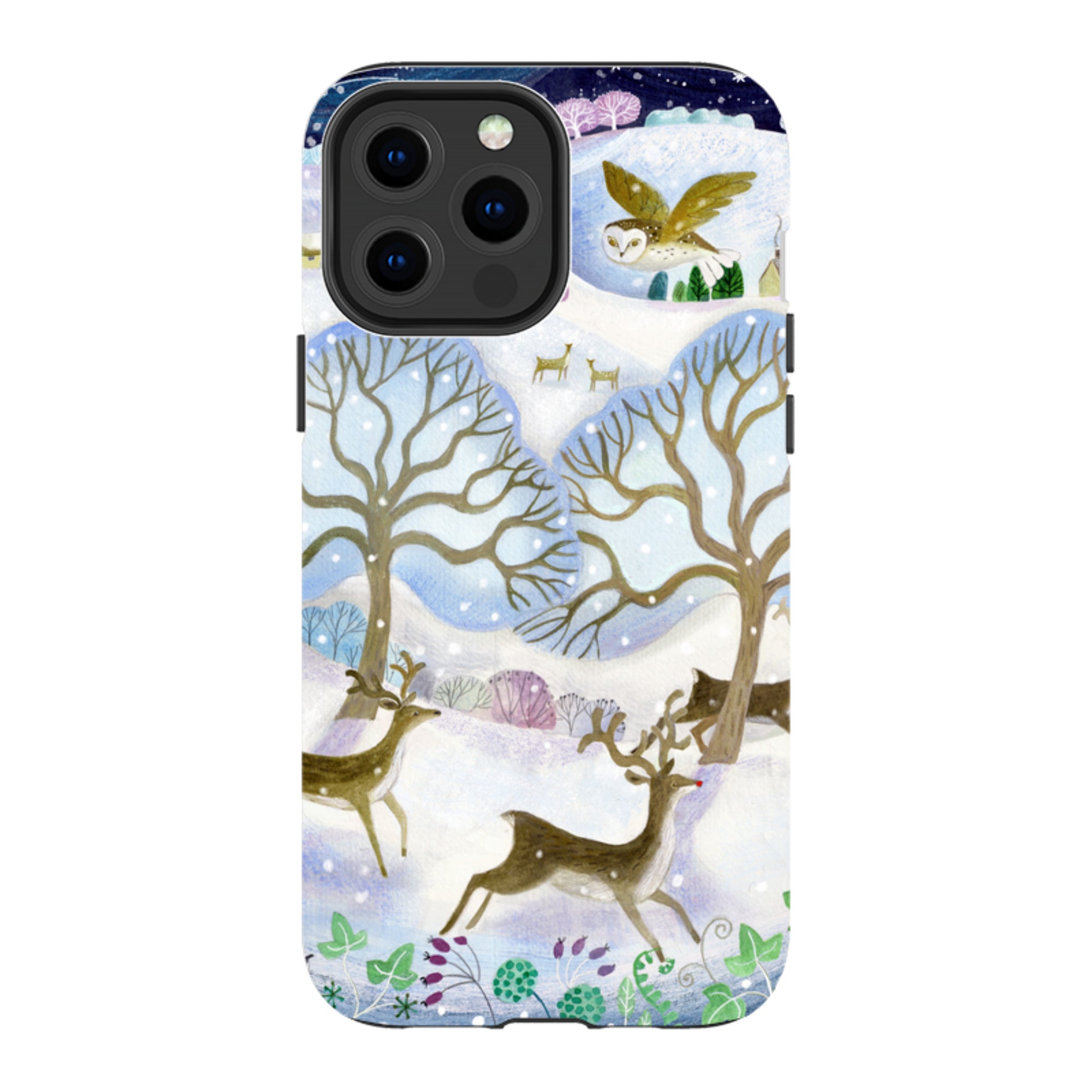 iPhone MagSafe Tough Case -  Winter Deer By Bex Parkin