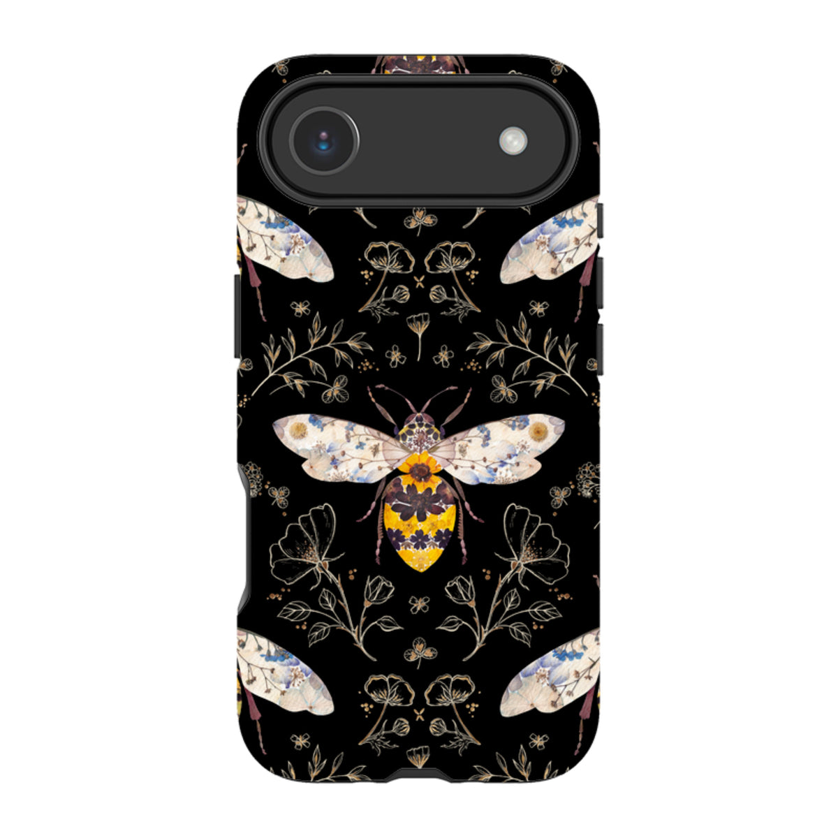 iPhone MagSafe Tough Case - Midnight Bumble Bee By Helen Ahpornsiri