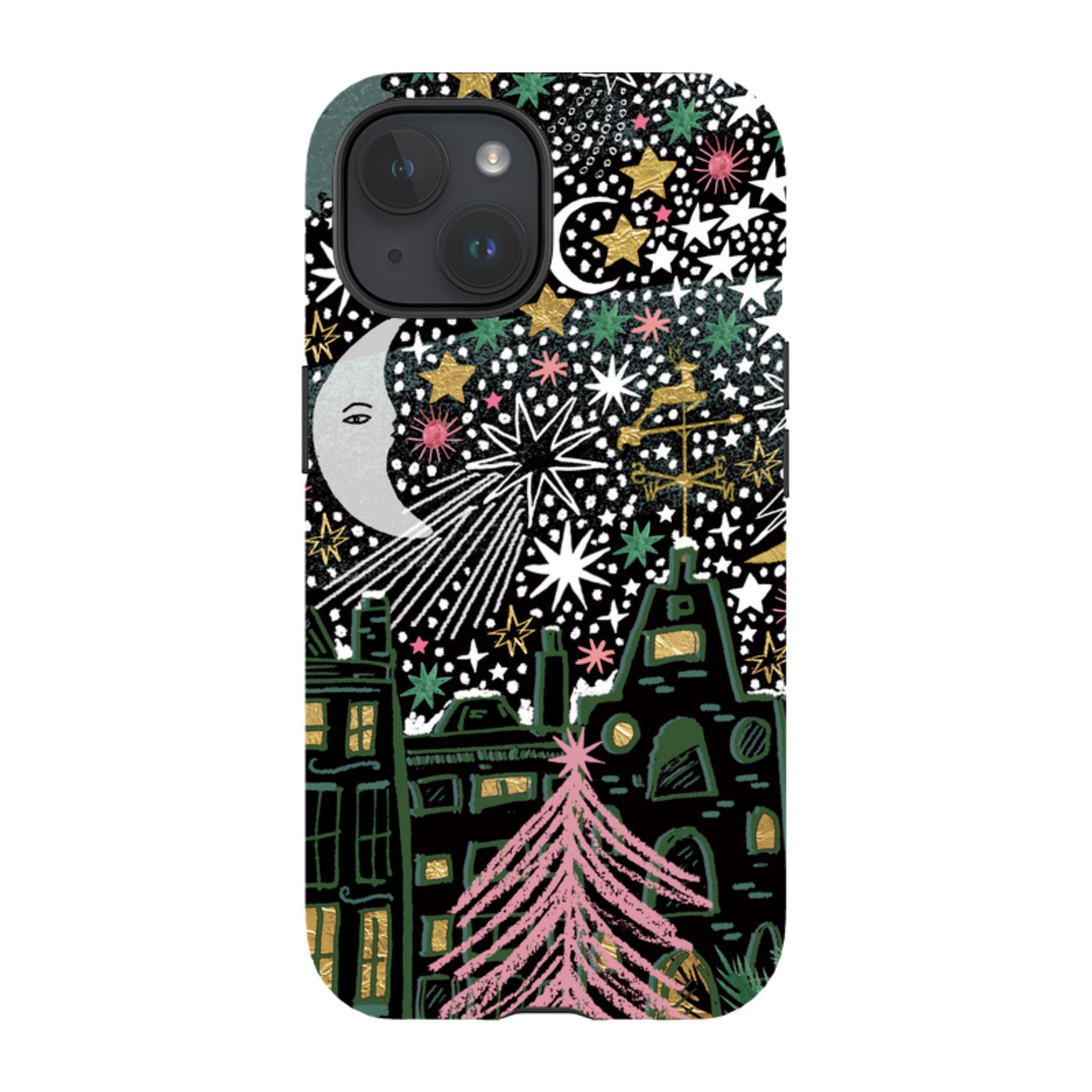 iPhone Tough Case - Night Before Xmas VI By Emma Frances Grant