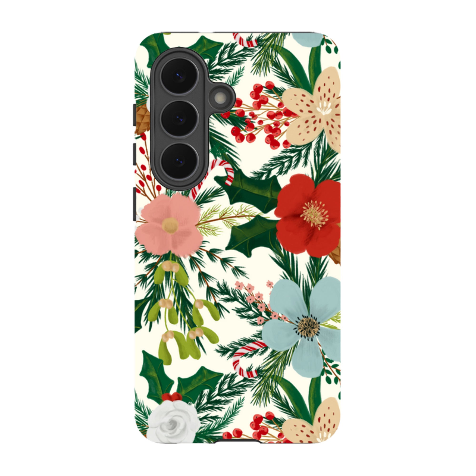 Samsung Tough Case - Christmas Florals By Abby Jacobs