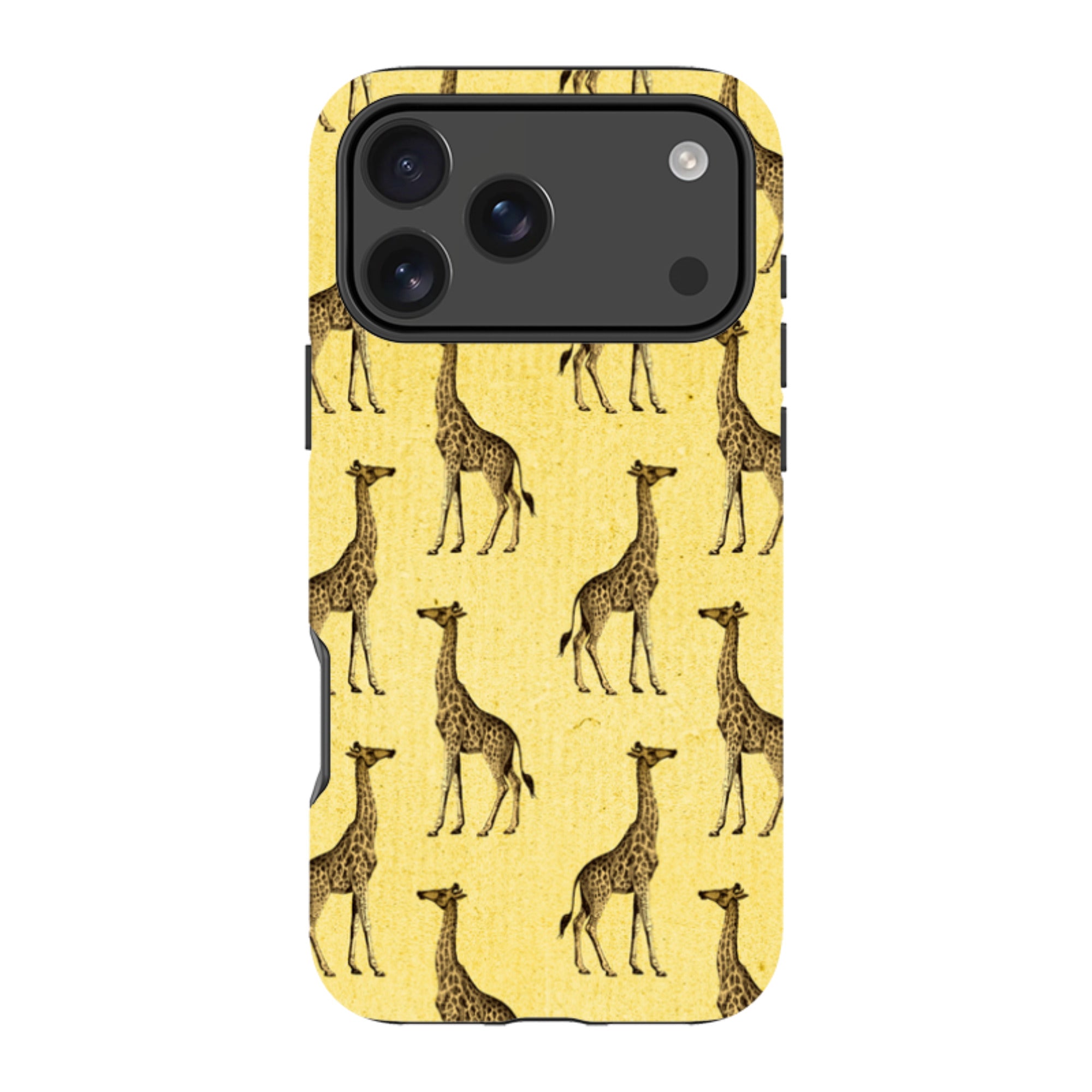 iPhone Tough Case - Yellow Giraffe