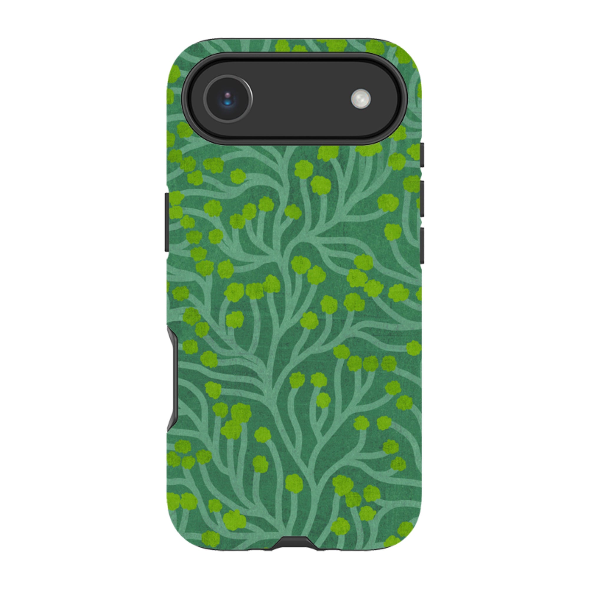 iPhone Tough Case - Vine Green And Teal By Katherine Quinn
