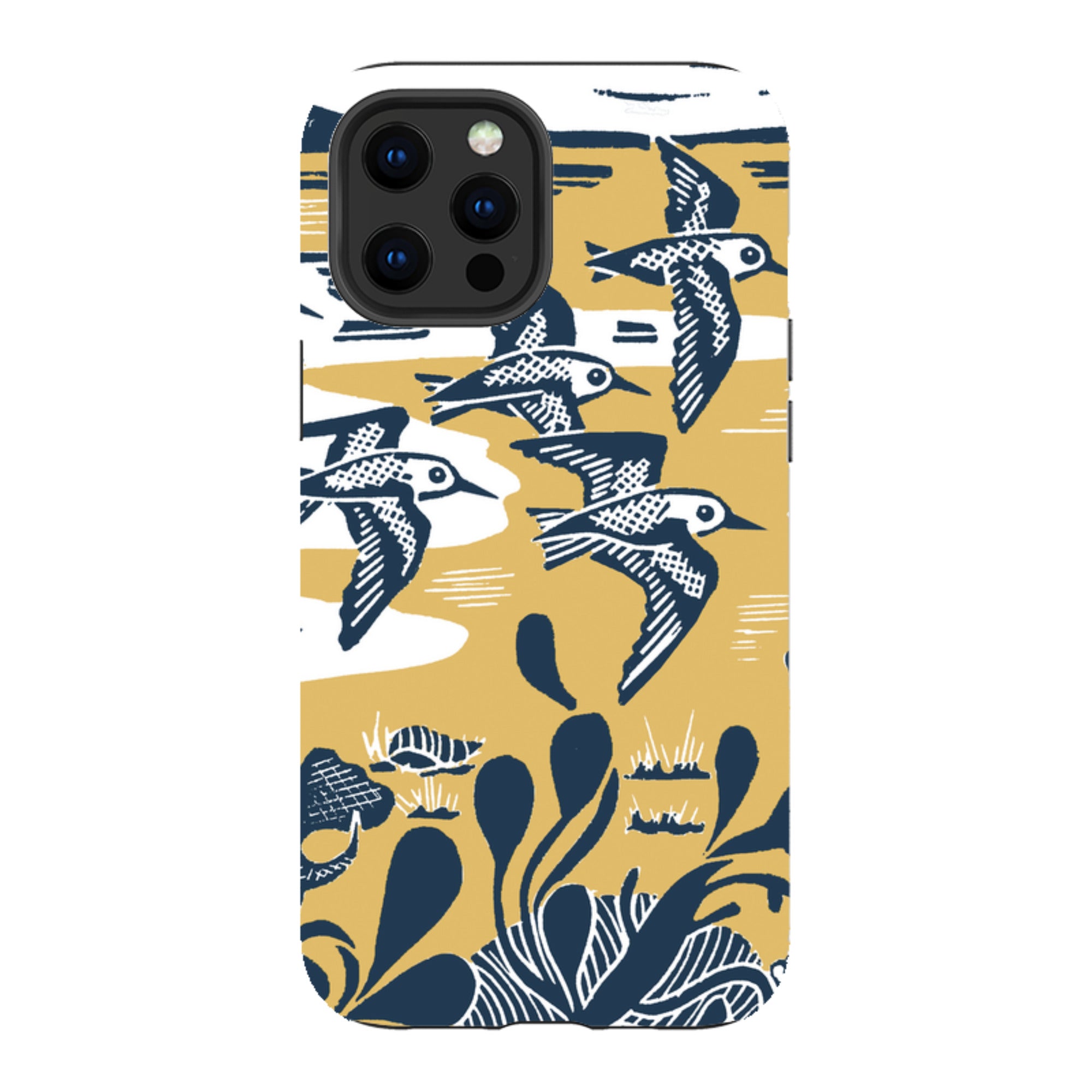 iPhone Tough Case - Sanderlings At The Shore By Kate Heiss