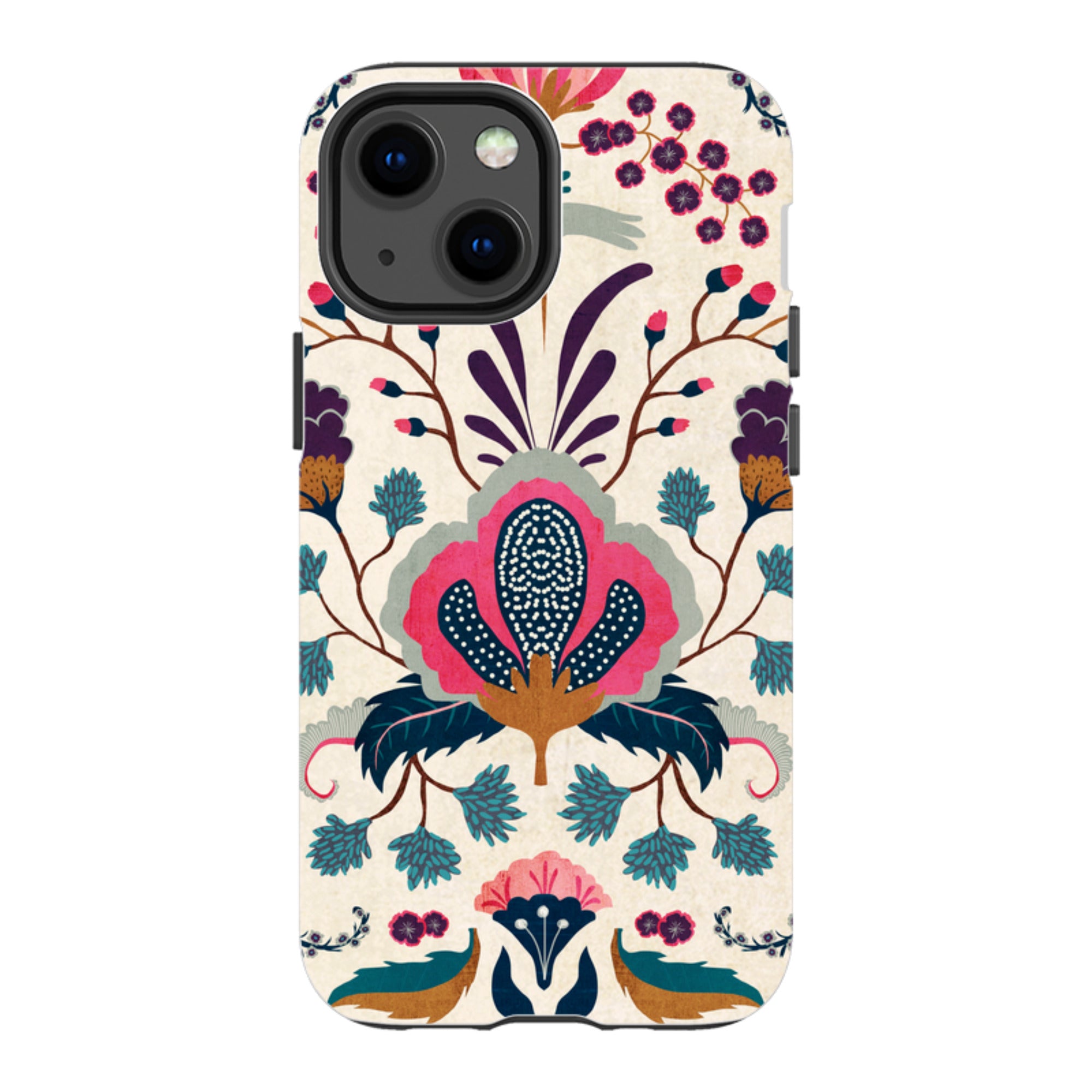iPhone Tough Case - Folk Floral By Katherine Quinn