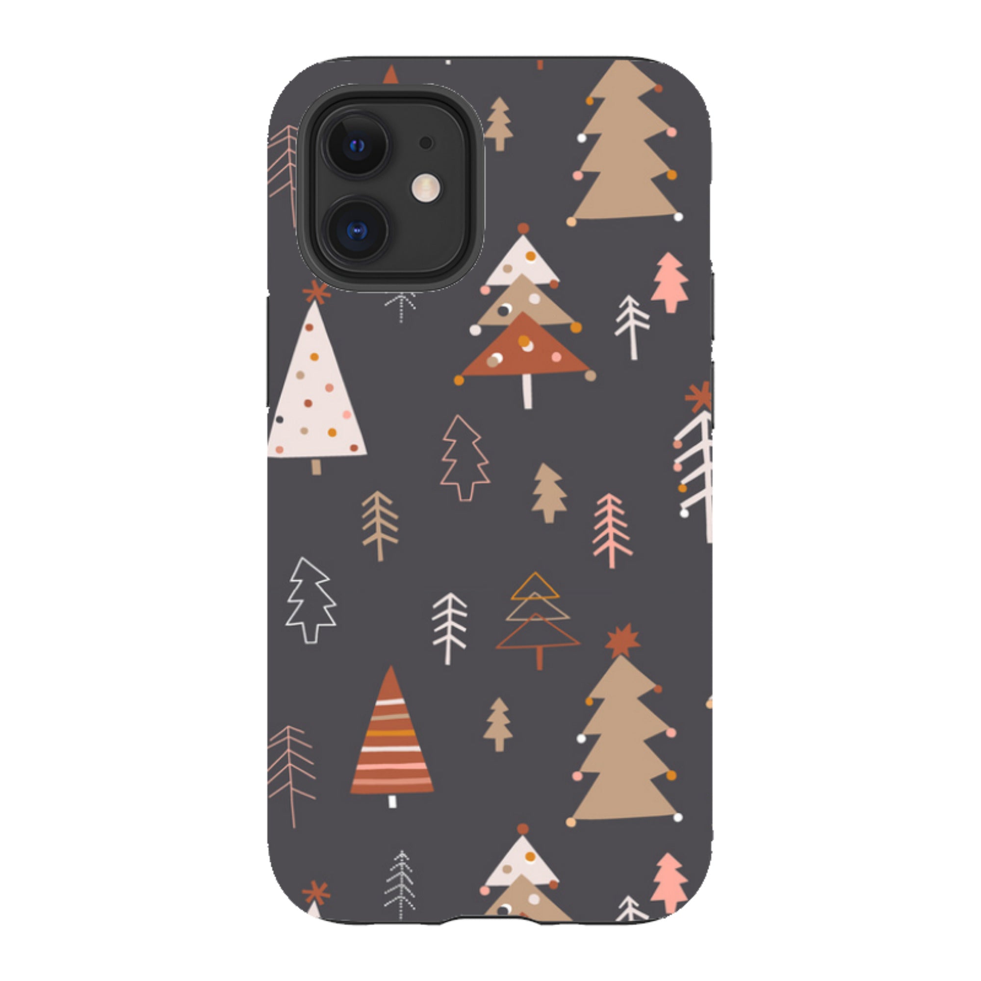 iPhone Tough Case - Dark Xmas Trees