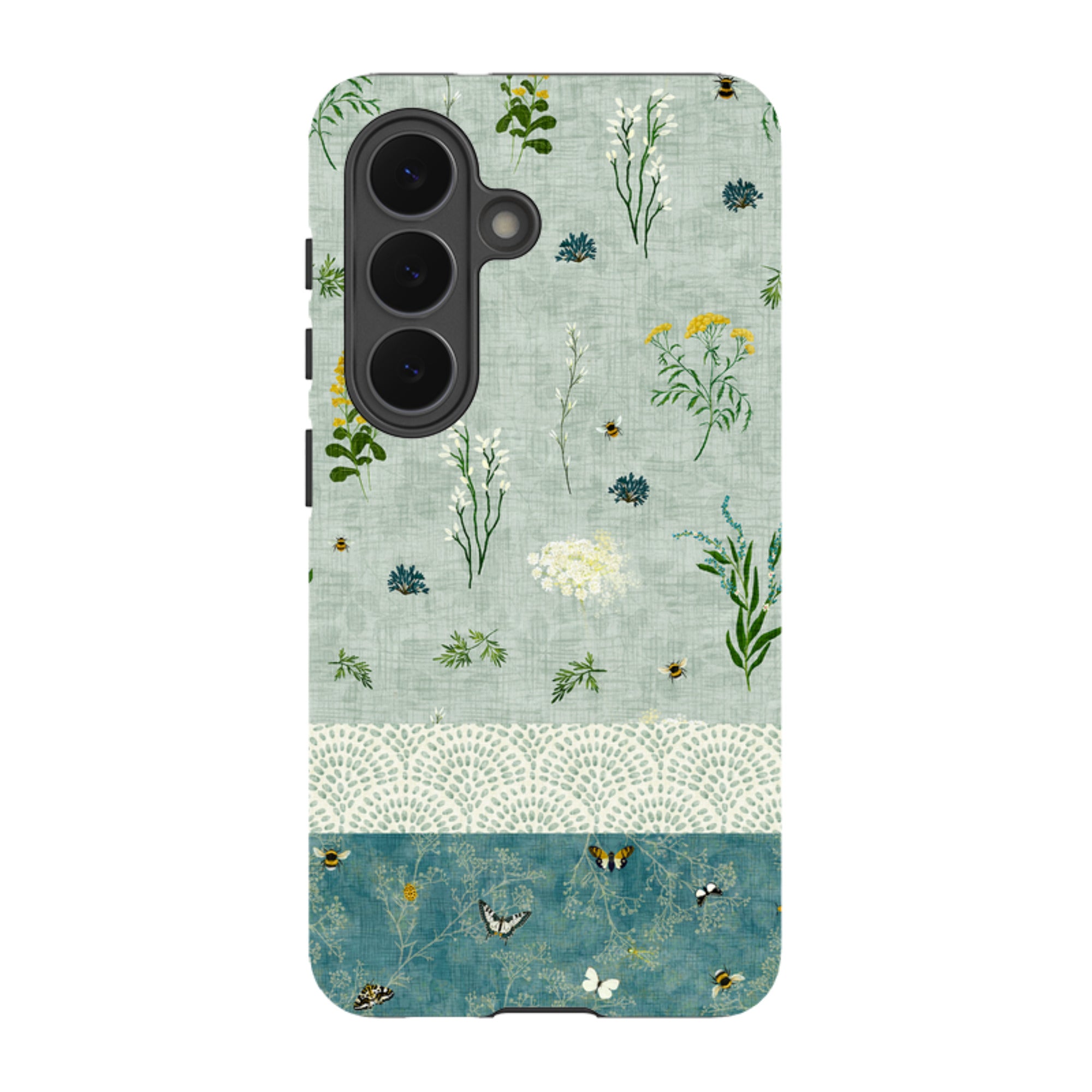 Samsung Tough  Case - Song Bird Florals and Bees 2 By Katherine Quinn