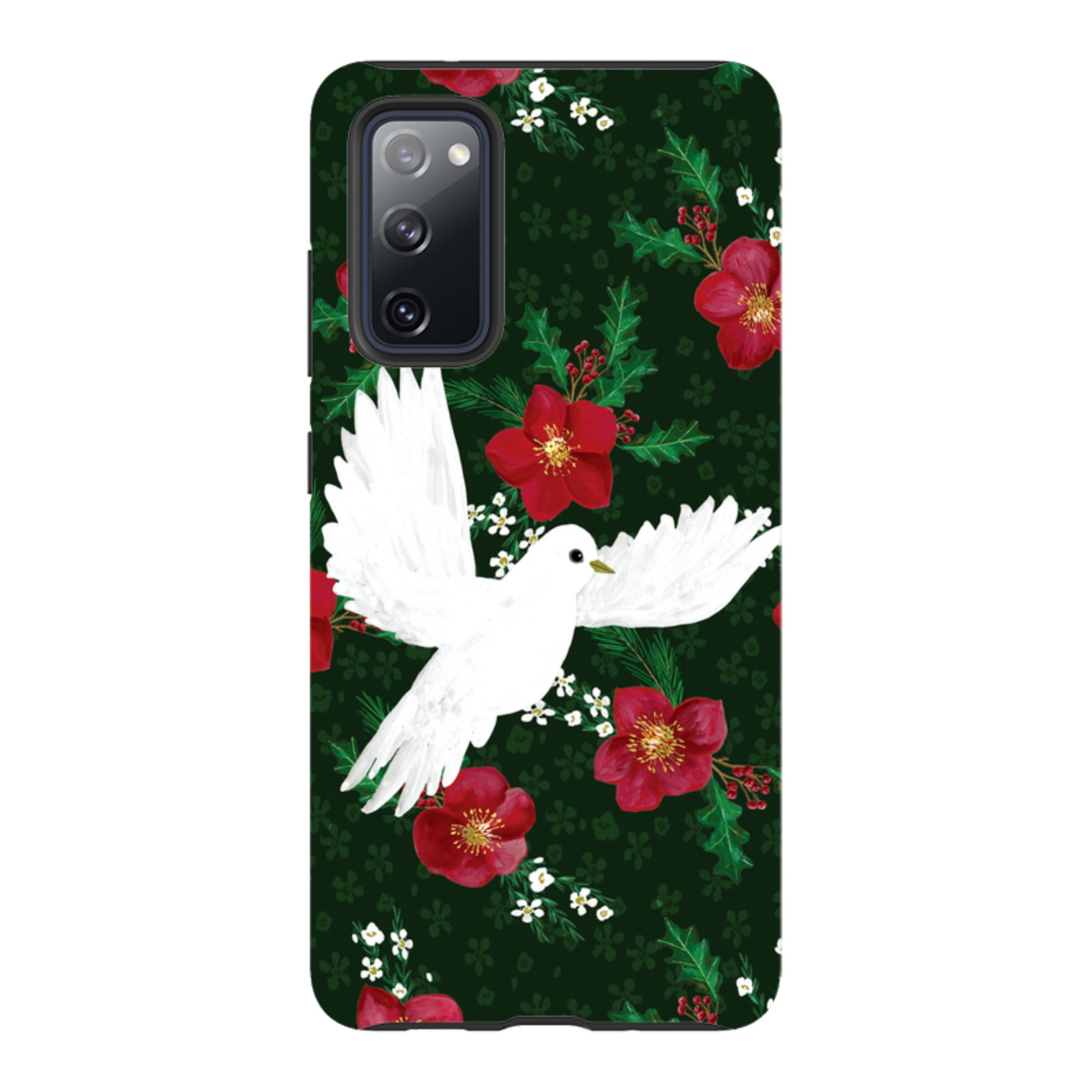 Samsung Tough Case - Dove and Floral By Abby Jacobs
