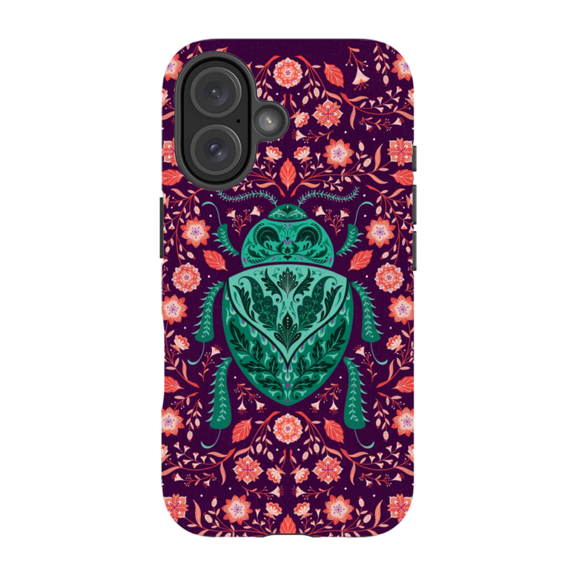 iPhone MagSafe Tough Case -  Beetle By Jenny Zemanek