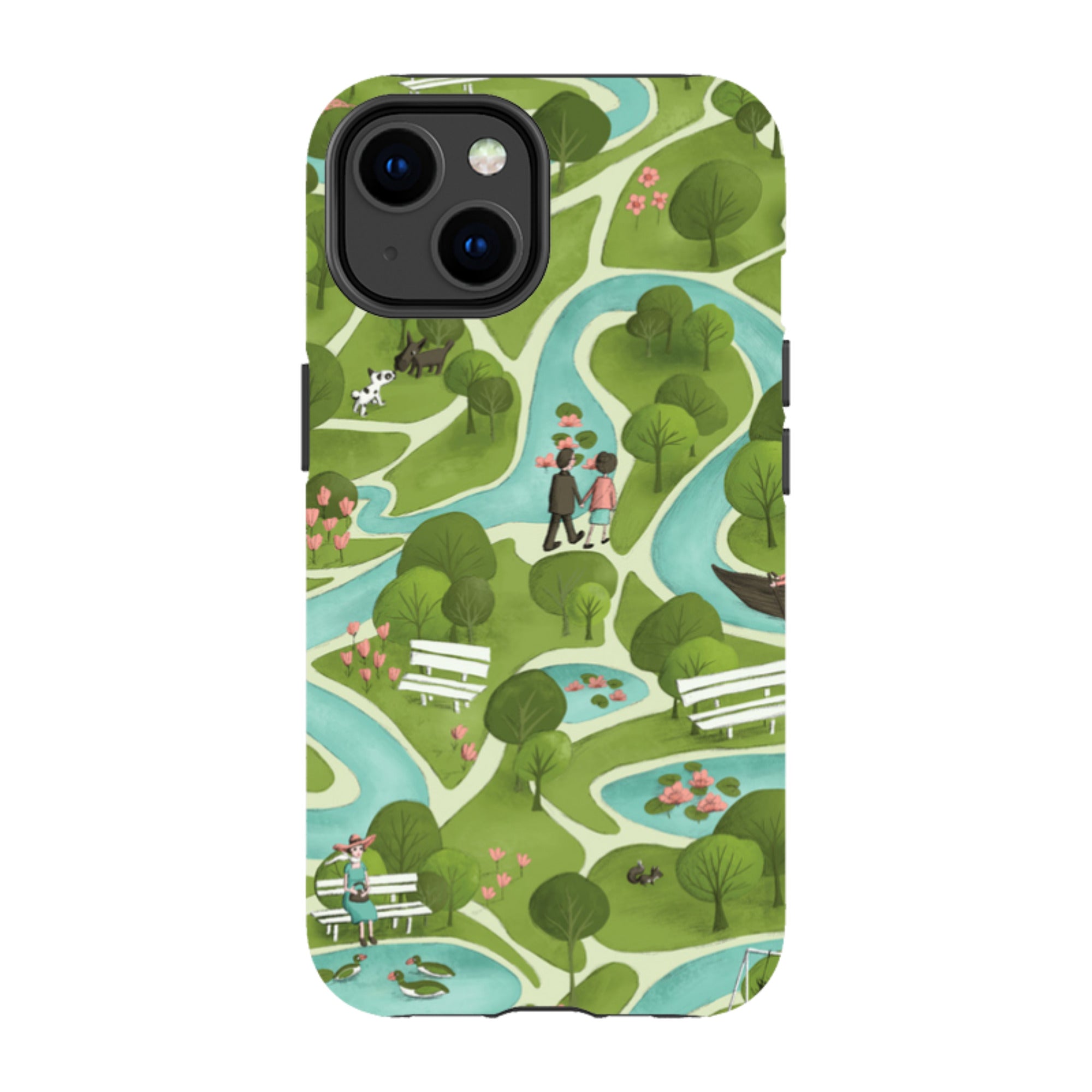 iPhone Tough Case - In the Park By Maja Lindberg