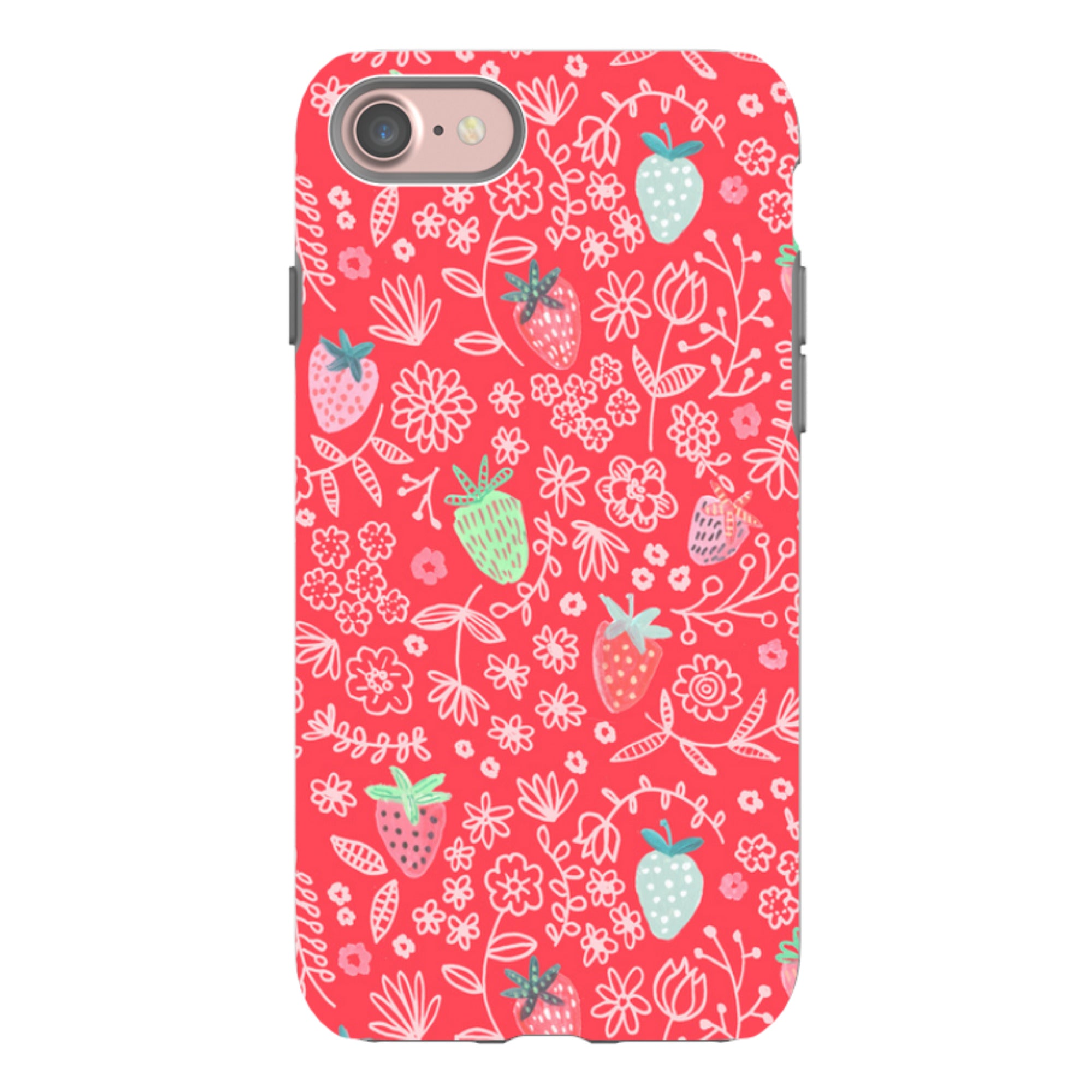 iPhone Tough Case - Strawberries By Caroline Bonne Muller