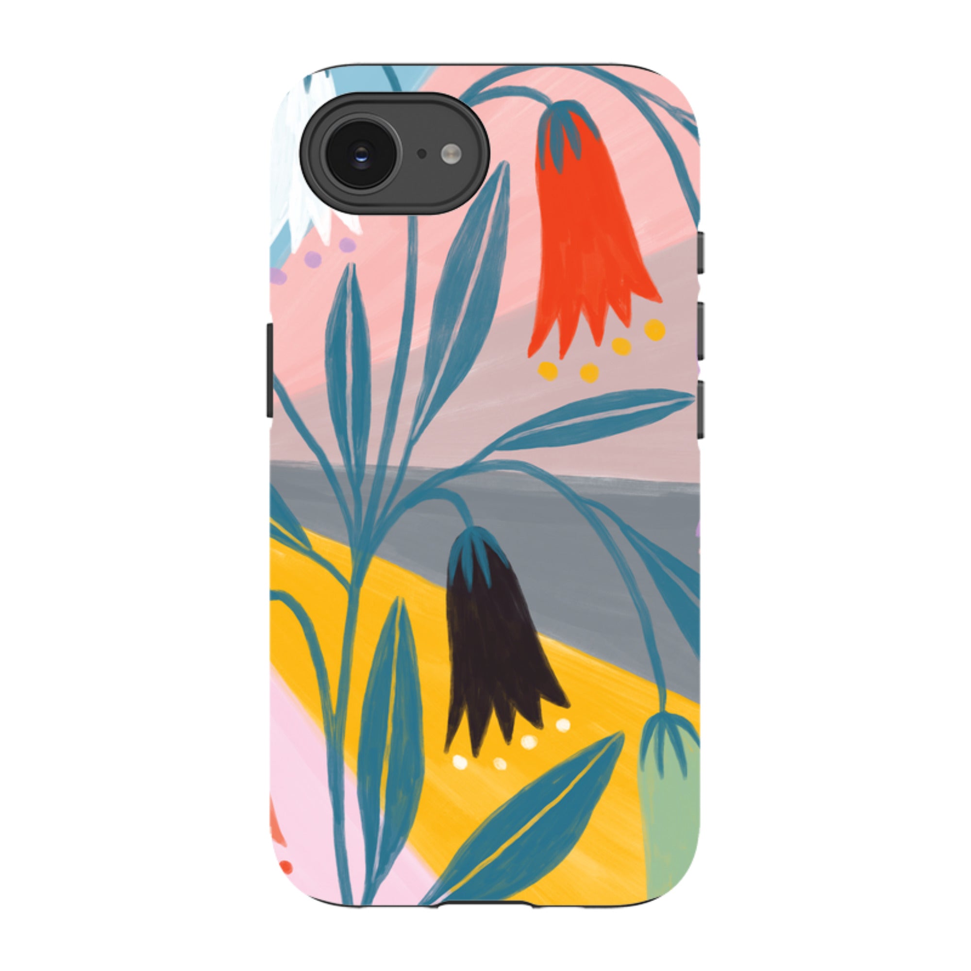 iPhone Tough Case - Bell Flowers By Lee Foster Wilson