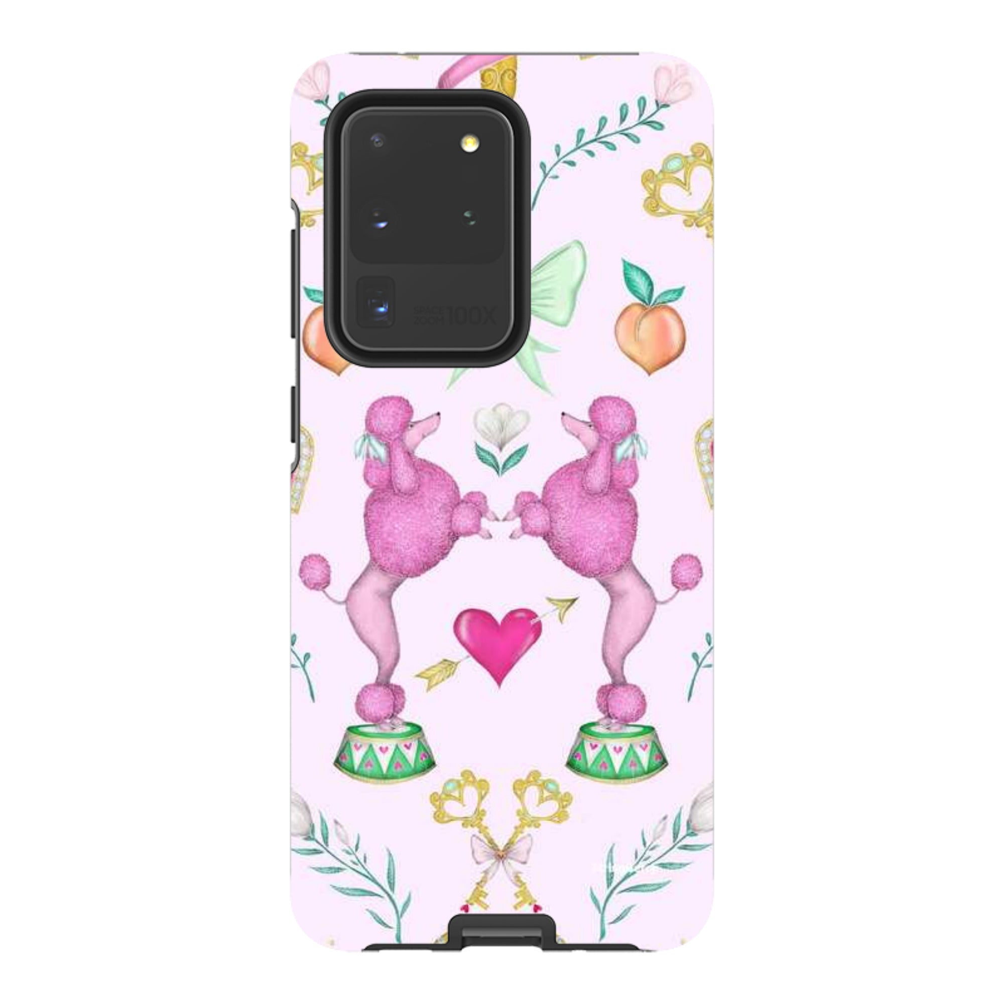 Samsung Tough Case - Pink Poodle Parlour Sugar By Catherine Rowe