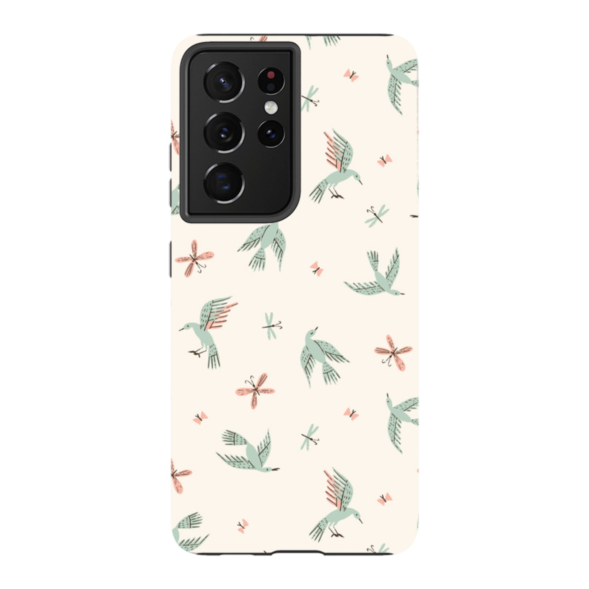 Samsung Tough Case - Birds And Butterflies Cream By Meghann Rader
