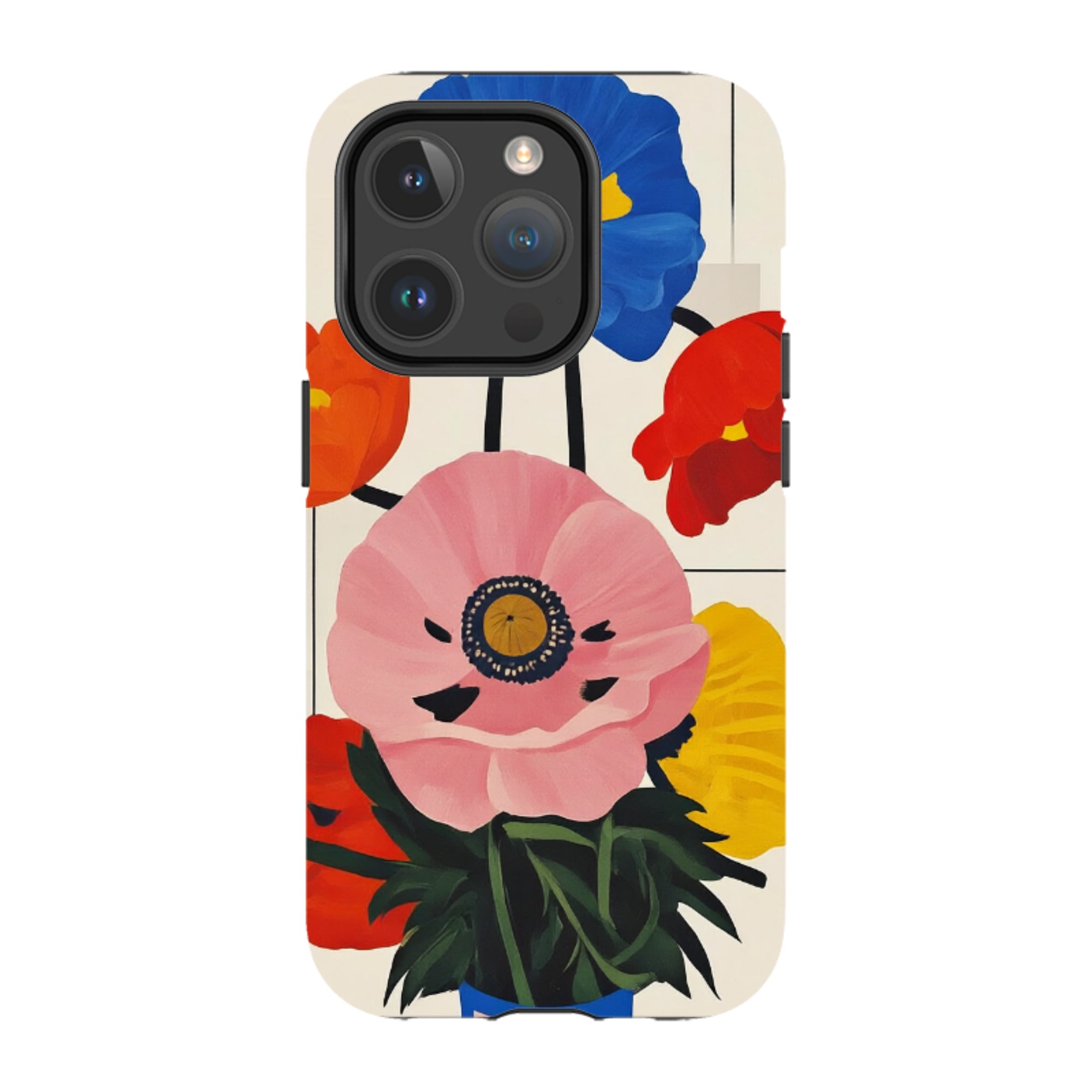 iPhone MagSafe Tough Case - Kisling Poppy Peach