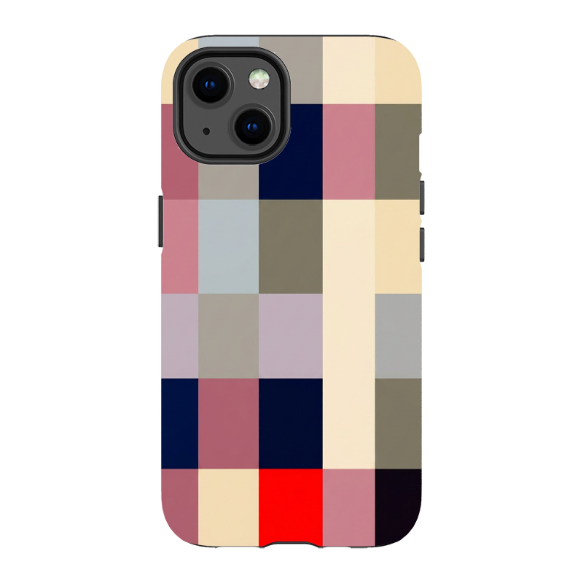 iPhone MagSafe Tough Case - Retro Plaid