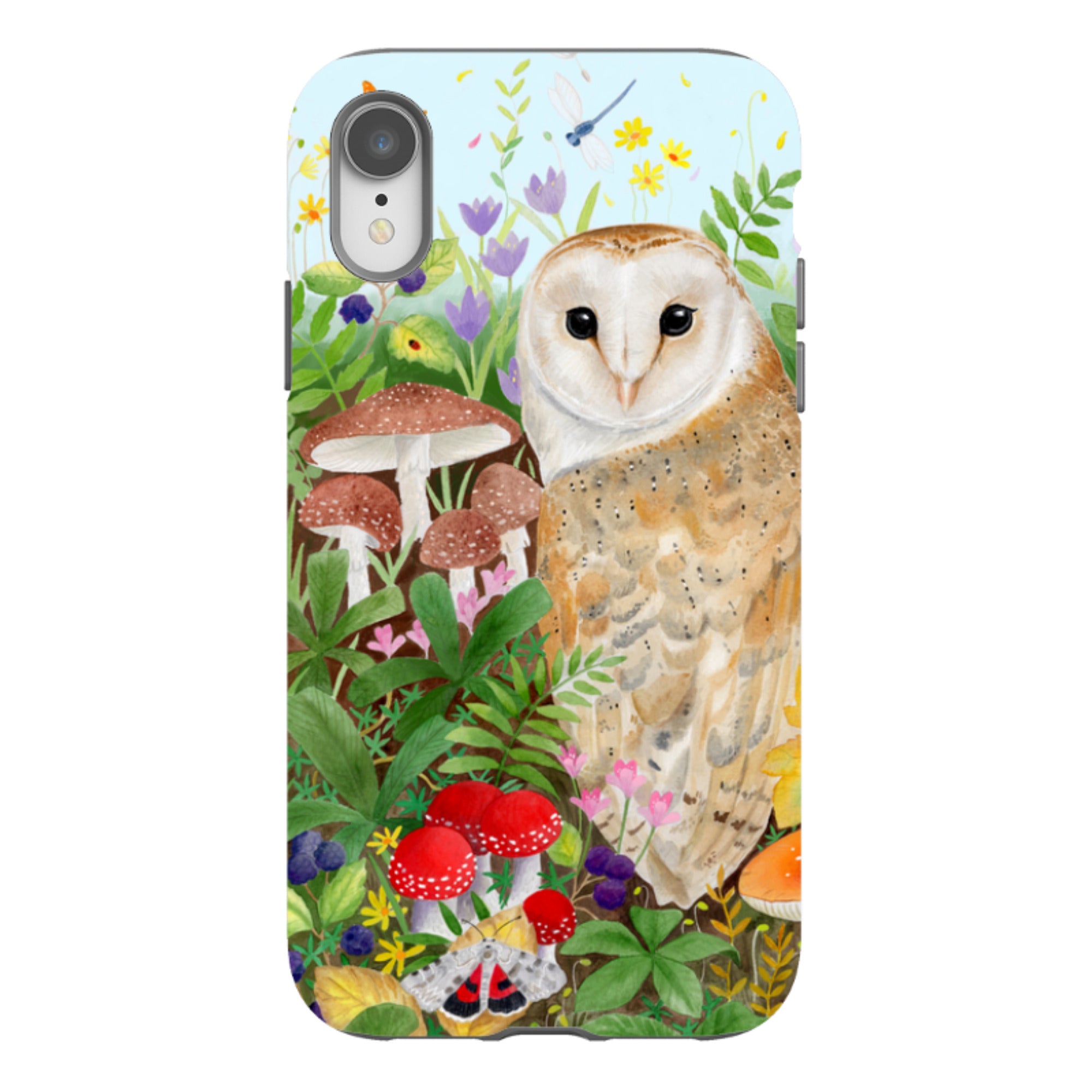 iPhone Tough Case - Owl Garden By Bex Parkin