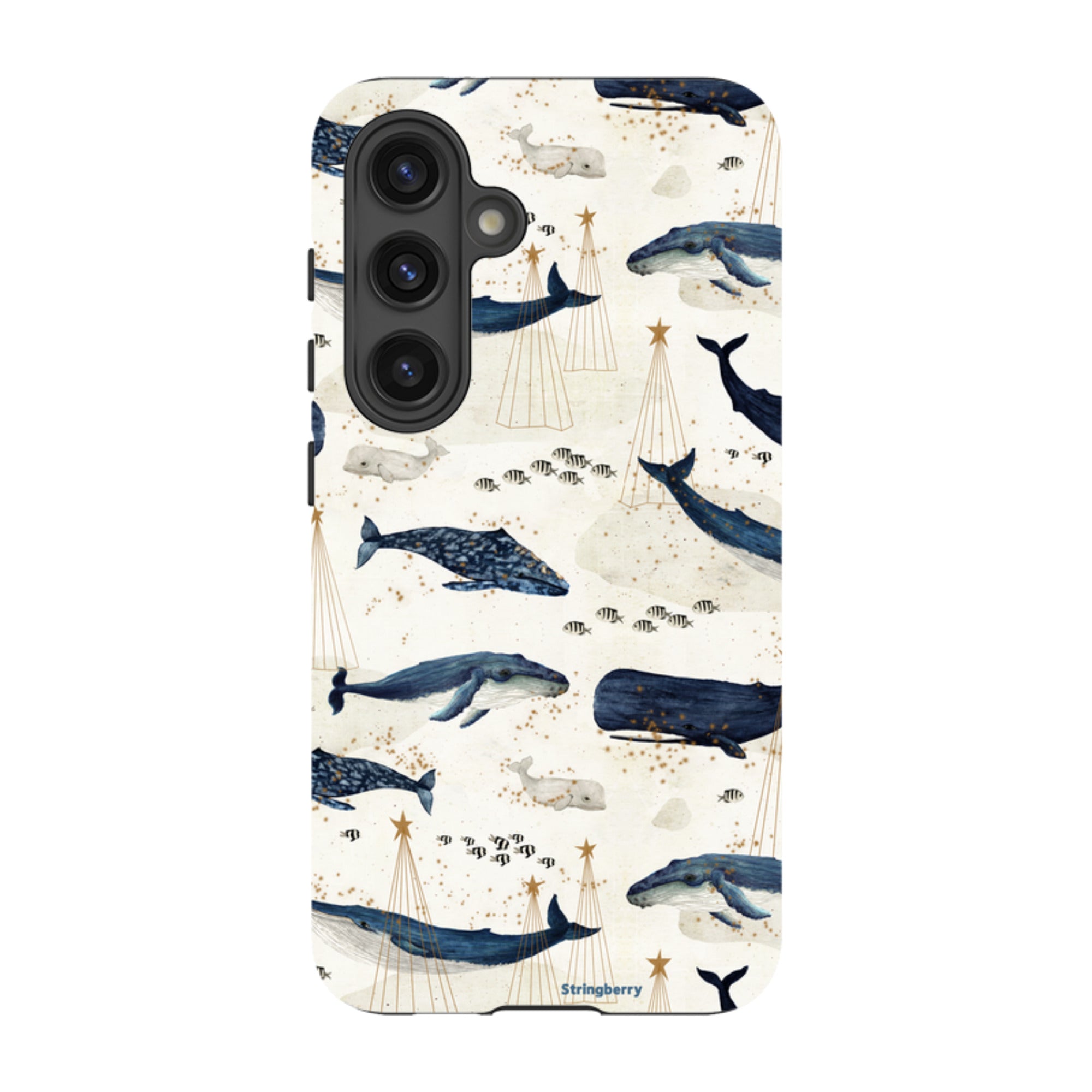 Samsung Tough Case - Christmas Whale III By Katherine Quinn