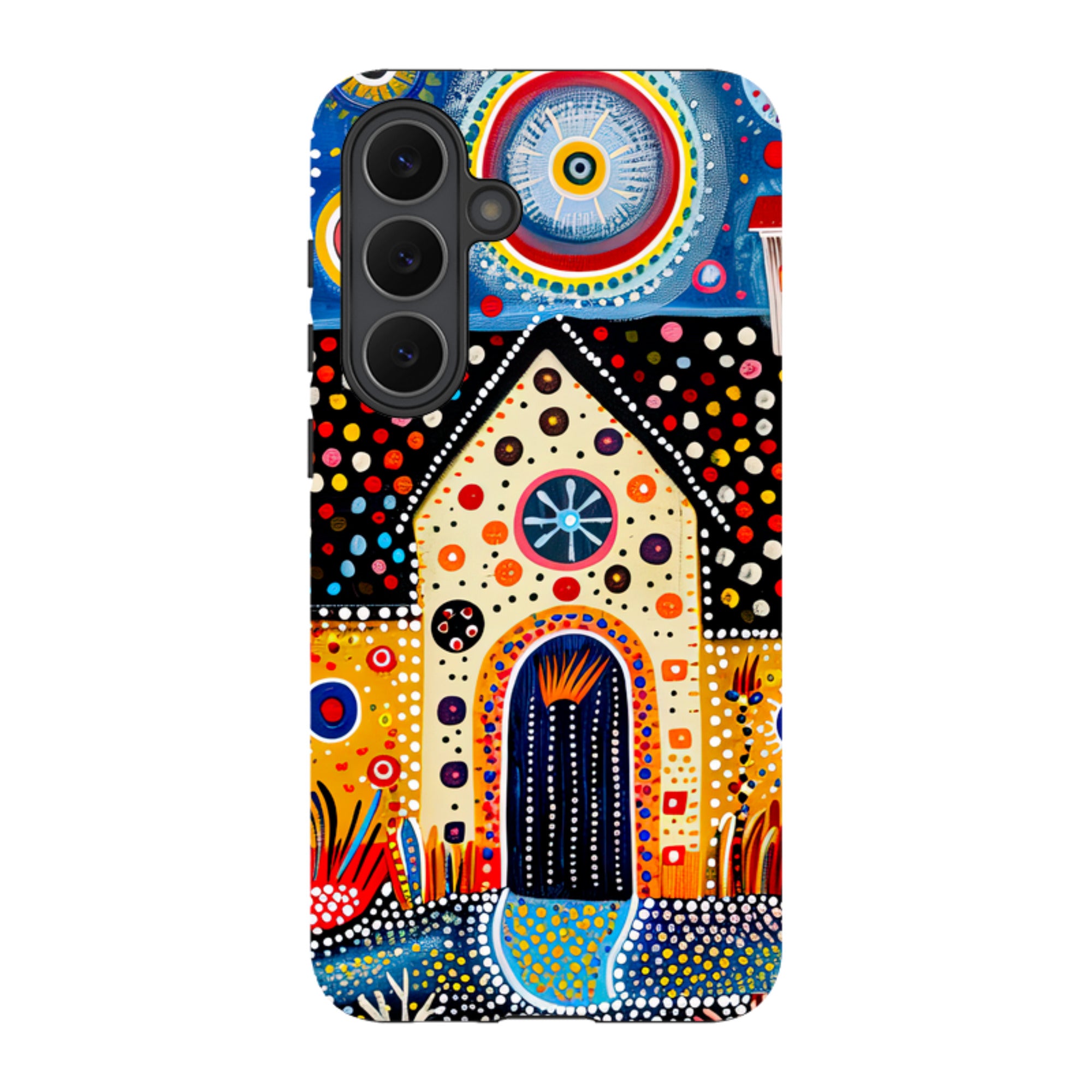 Samsung Tough Case - Folk Art House IX