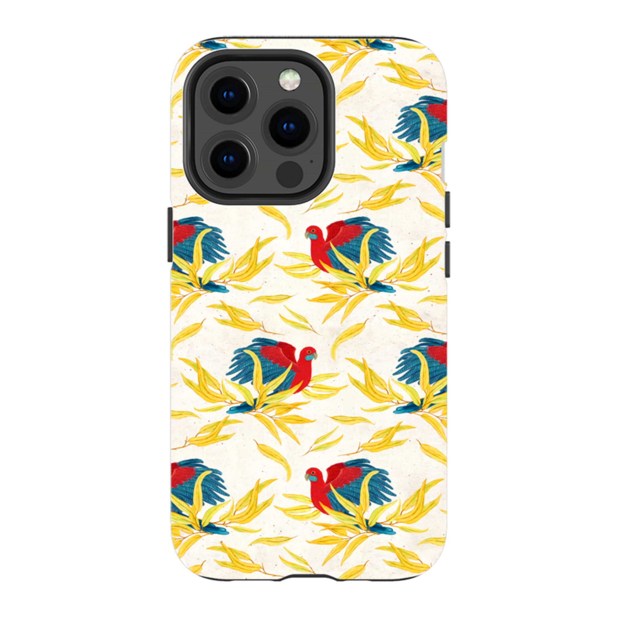 iPhone Tough Case - Crimson Rosella By Katherine Quinn