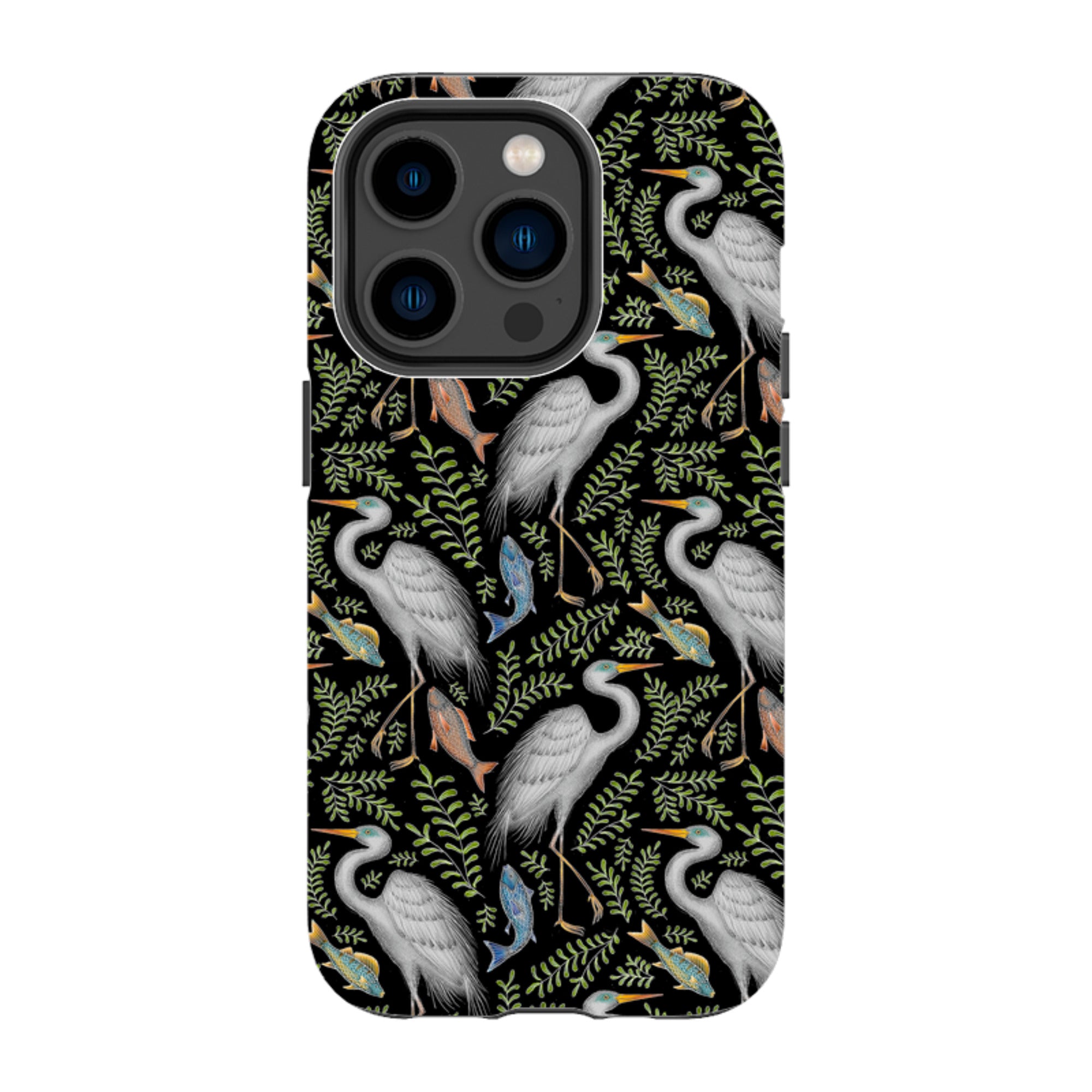 iPhone MagSafe Tough Case -  Egret Pattern By Catherine Rowe