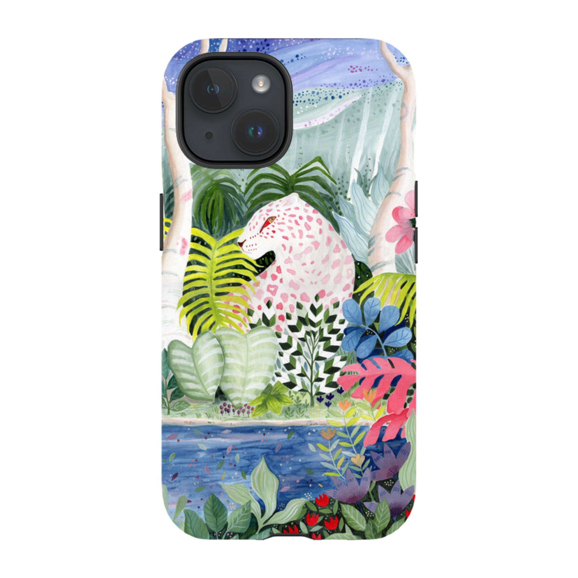 iPhone Tough Case - Cosmic Leopard By Bex Parkin