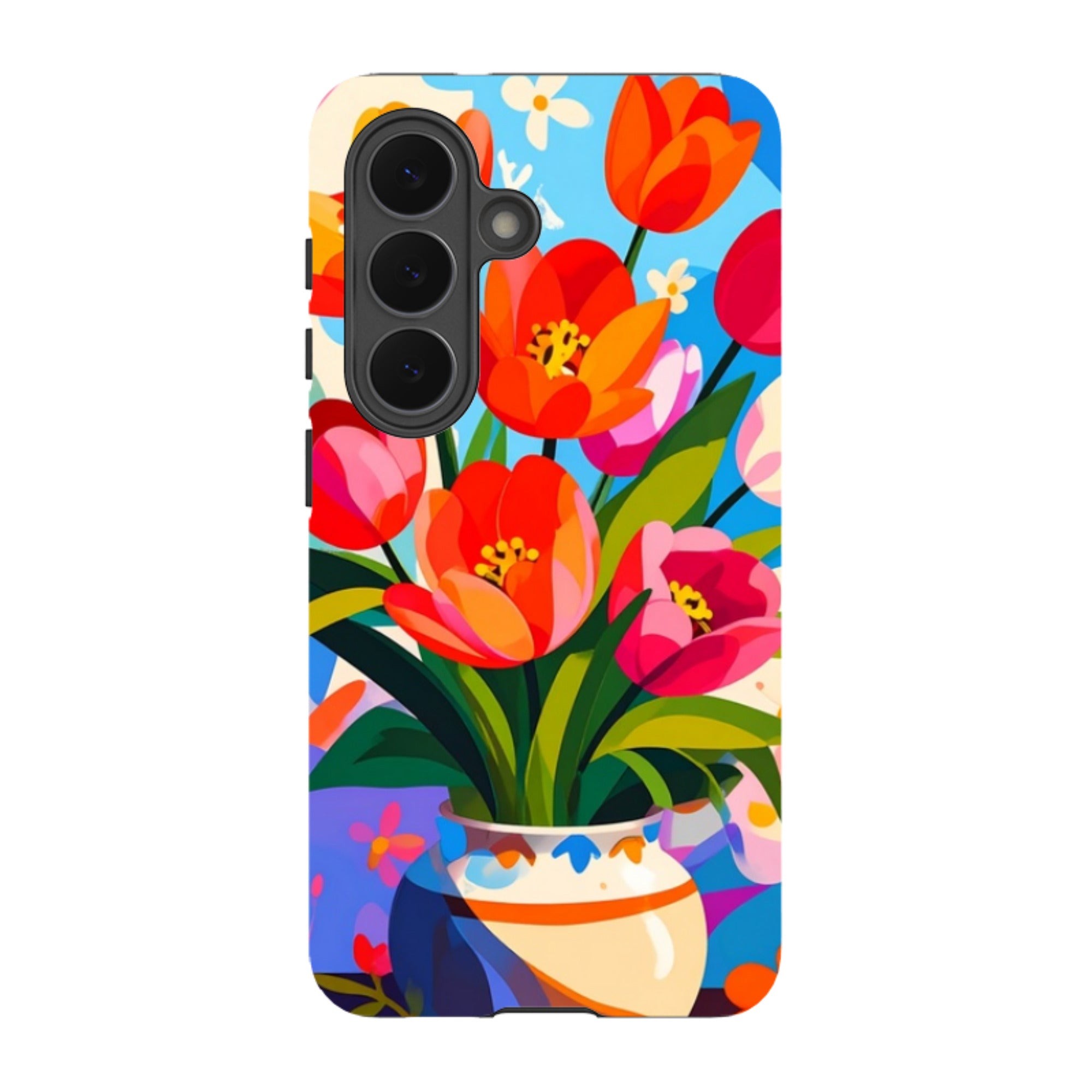 Samsung Tough Case - Tulip Pot Floral