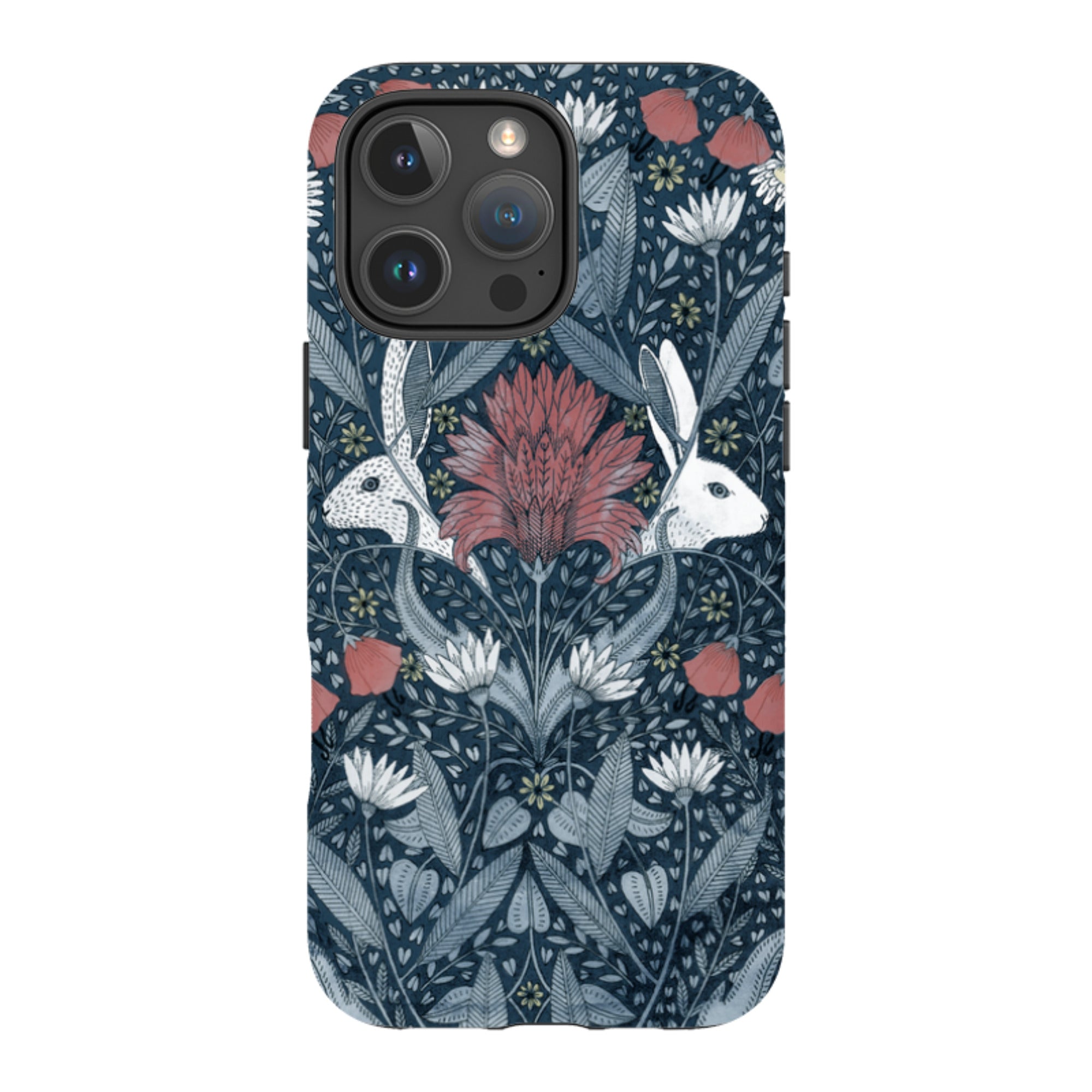 iPhone Tough Case - Two Rabbits By Maria Matos