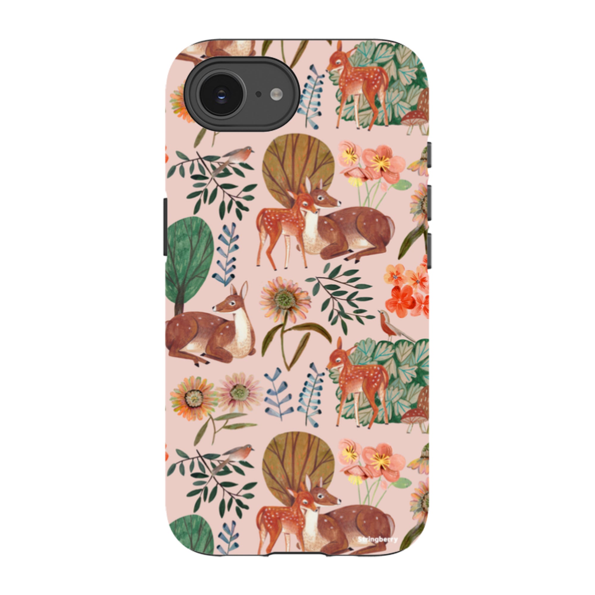 iPhone Tough Case - Deer Pattern By Caroline Bonne Muller