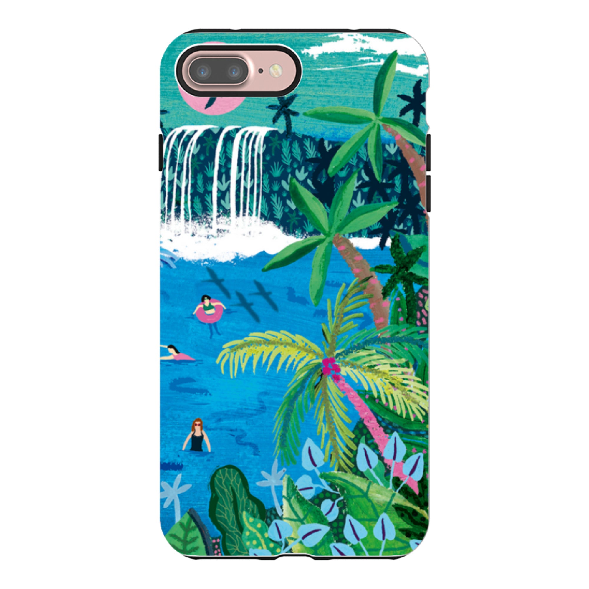 iPhone Tough Case - Palm Pool II By Emma Frances Grant